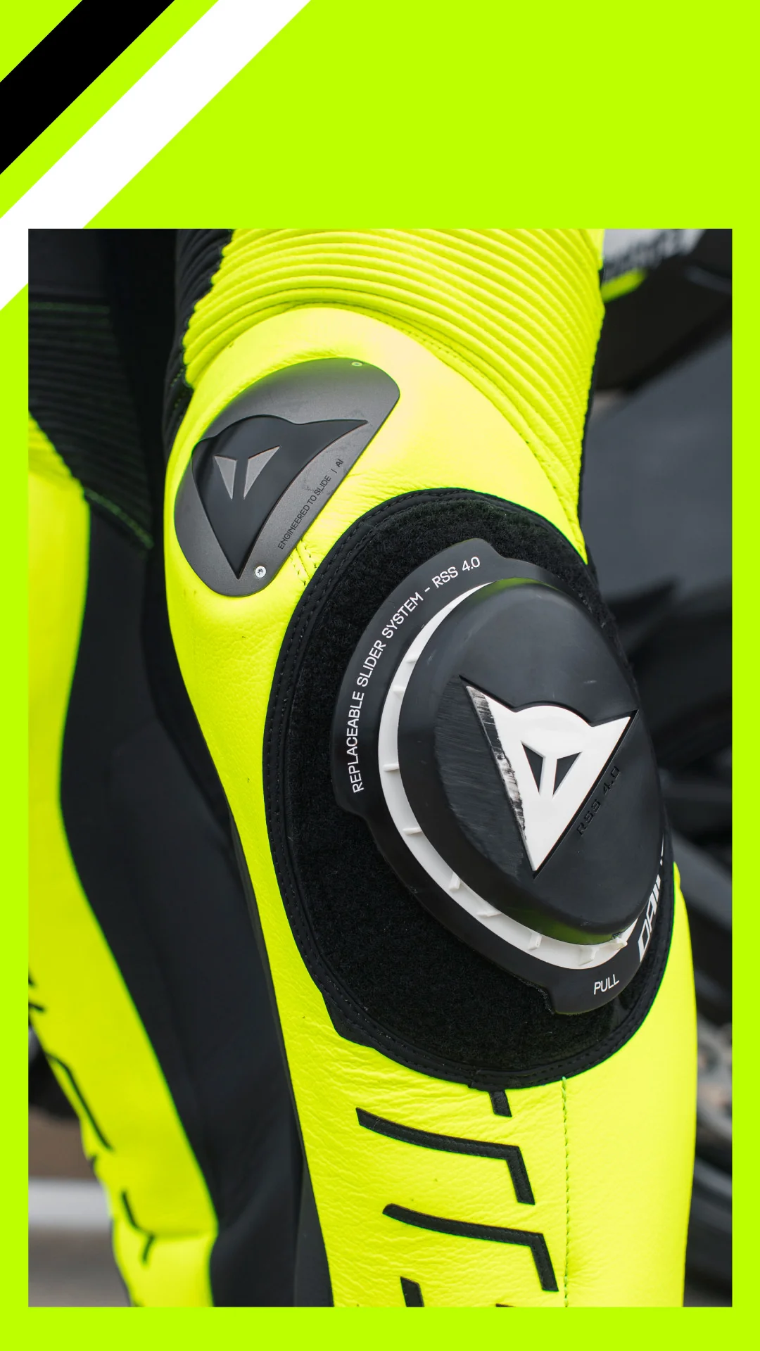 Dainese Audax D-ZIP Einteiler Lederkombi – Perforierter Rennanzug | Herren | Schwarz/Neon Gelb - Image 23