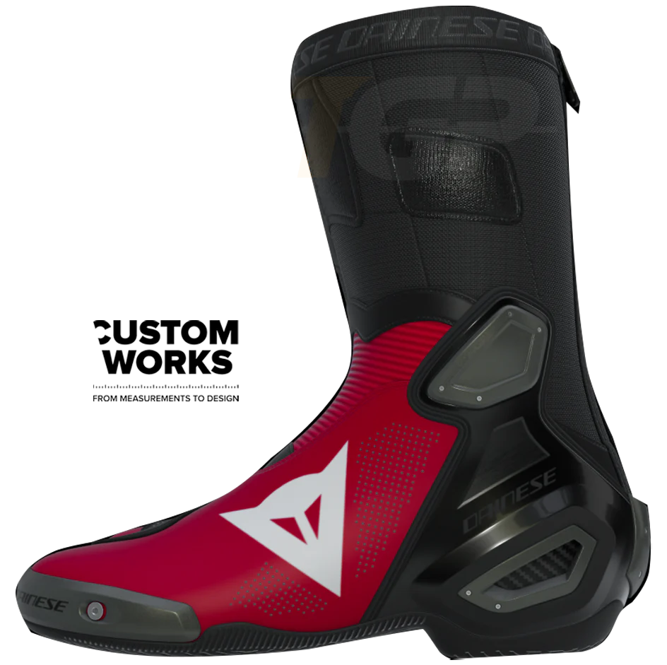 Dainese Axial 2 Air Racing und Straßen Motorradstiefel Nicolò Bulega Replica 2026 | Herren | Dainese Rot / Weiß | Custom Works - Image 3