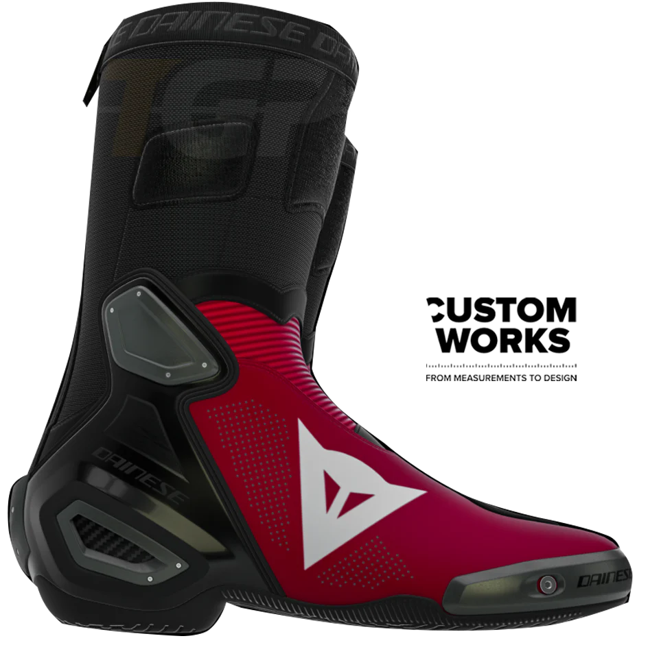 Dainese Axial 2 Air Racing und Straßen Motorradstiefel Nicolò Bulega Replica 2026 | Herren | Dainese Rot / Weiß | Custom Works - Image 4