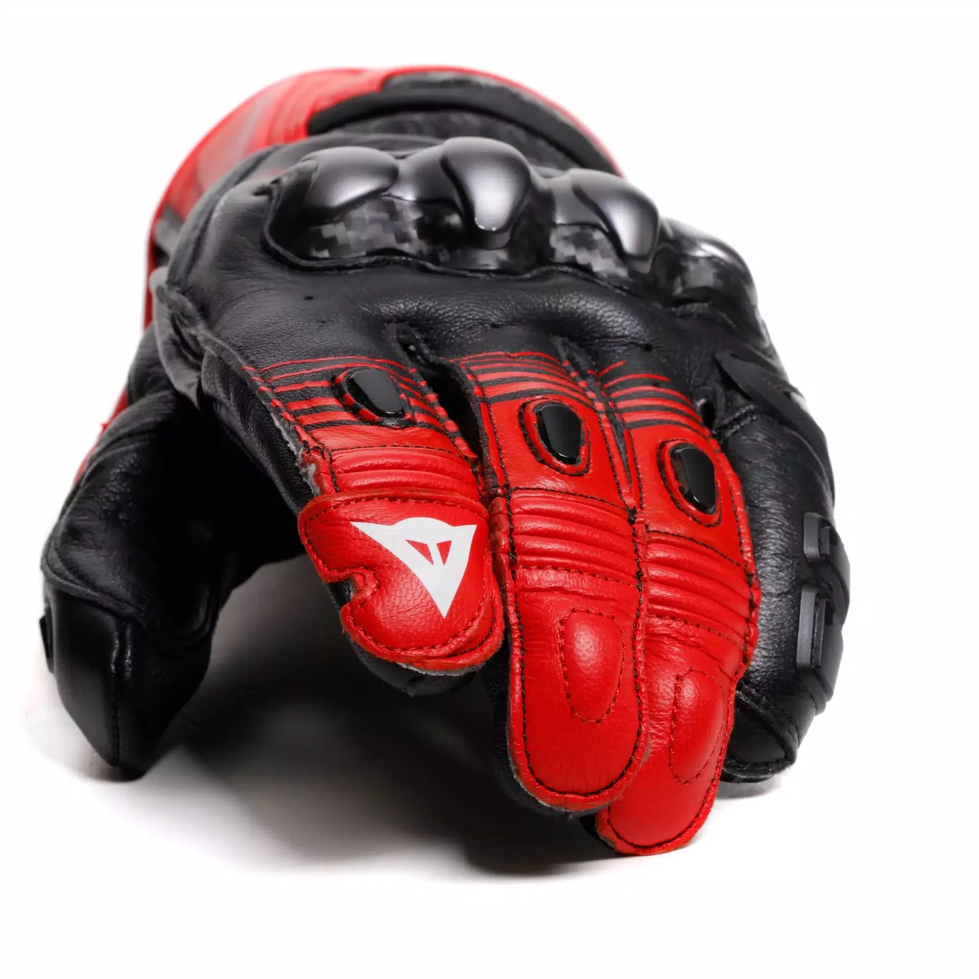 Dainese Fiero Racing Motorrad Lederhandschuhe | Herren | Schwarz/Rot | 2018100025A7700 - Image 4