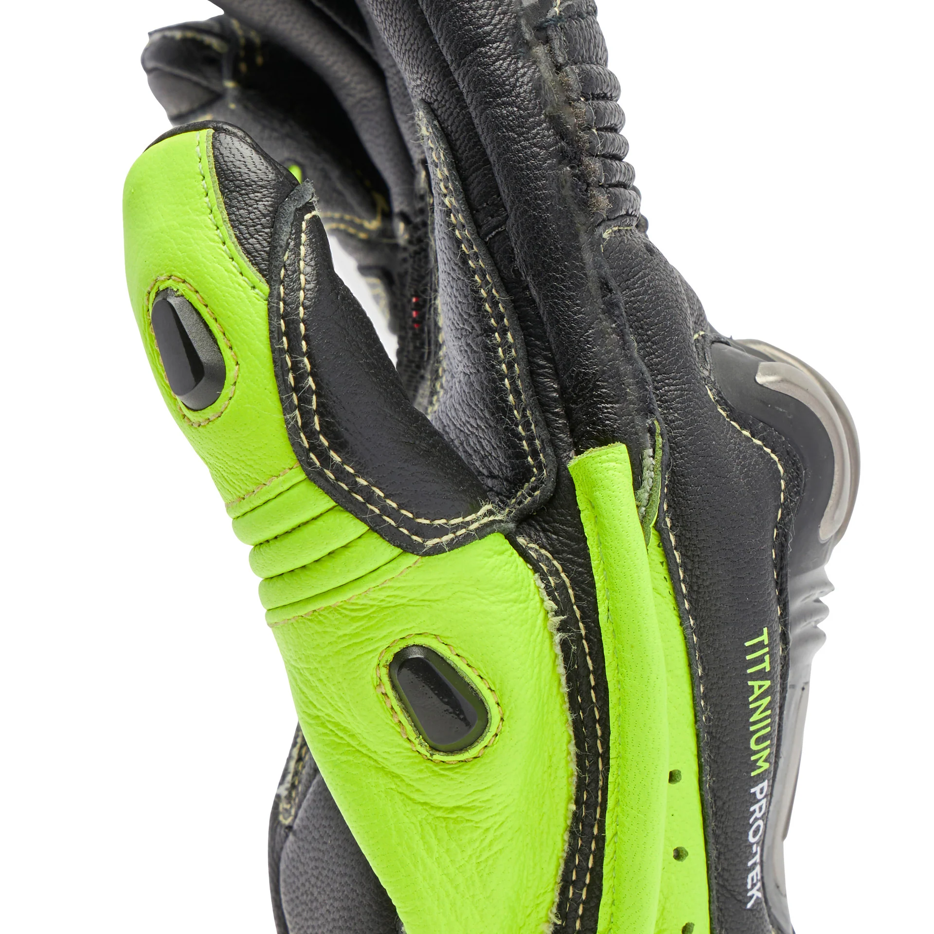Dainese Full Metal 7 Racing Motorrad Lederhandschuhe | Herren | Neon Gelb/Schwarz - Image 13