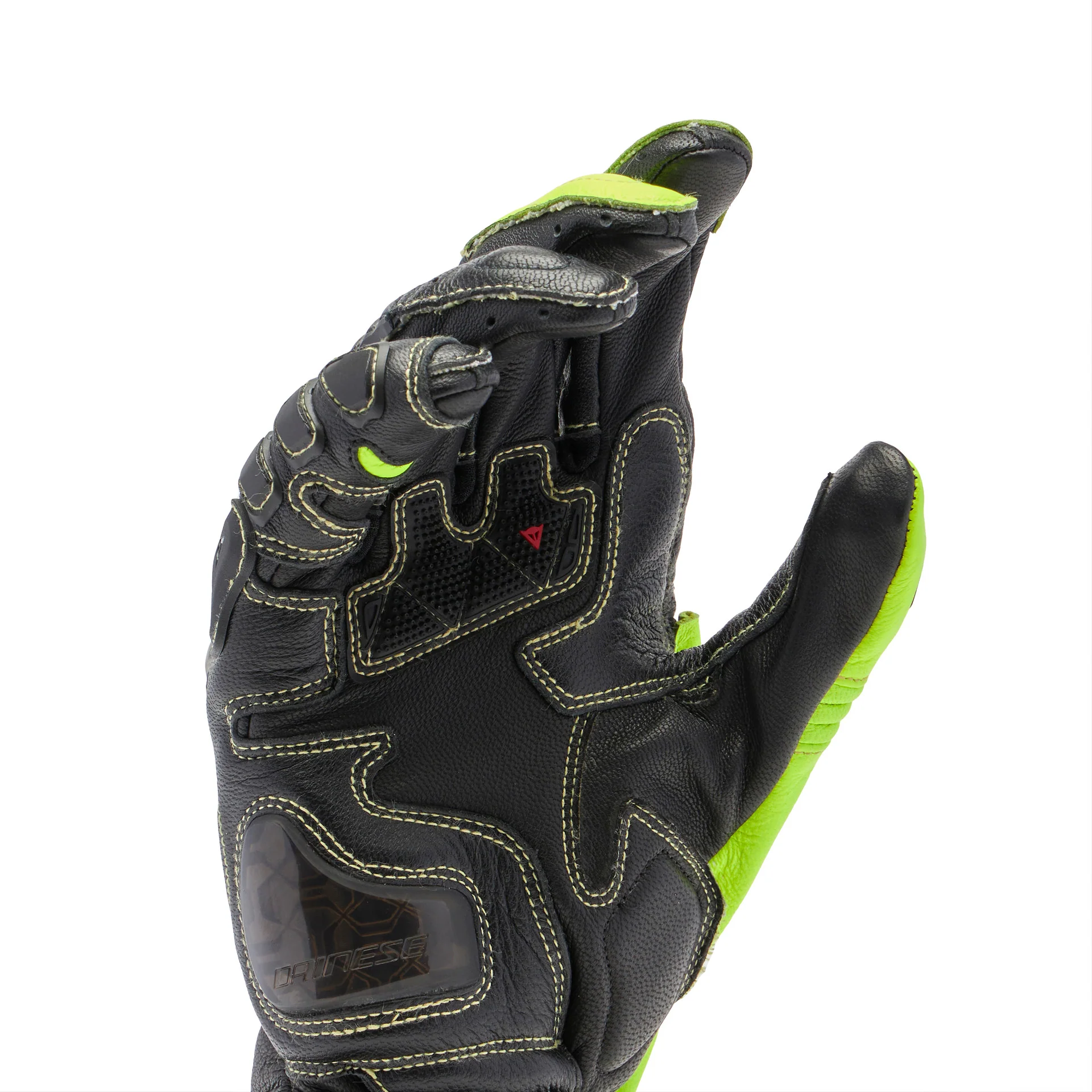 Dainese Full Metal 7 Racing Motorrad Lederhandschuhe | Herren | Neon Gelb/Schwarz - Image 5