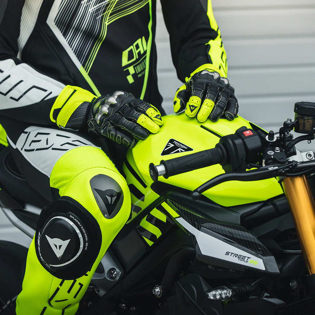 Dainese Full Metal 7 Racing Motorrad Lederhandschuhe | Herren | Neon Gelb/Schwarz - Image 7