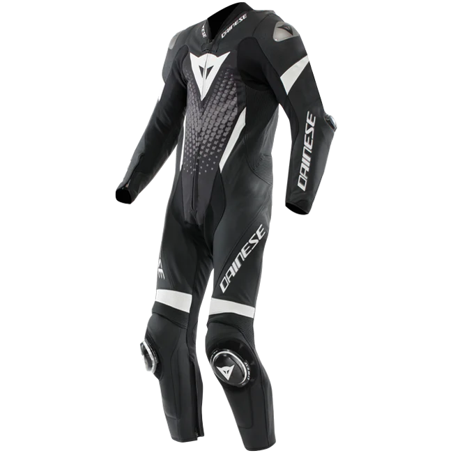 Dainese Laguna Seca 6 Einteiler Lederkombi – Perforierter Rennanzug | Herren | Schwarz/Weiß - Image 19