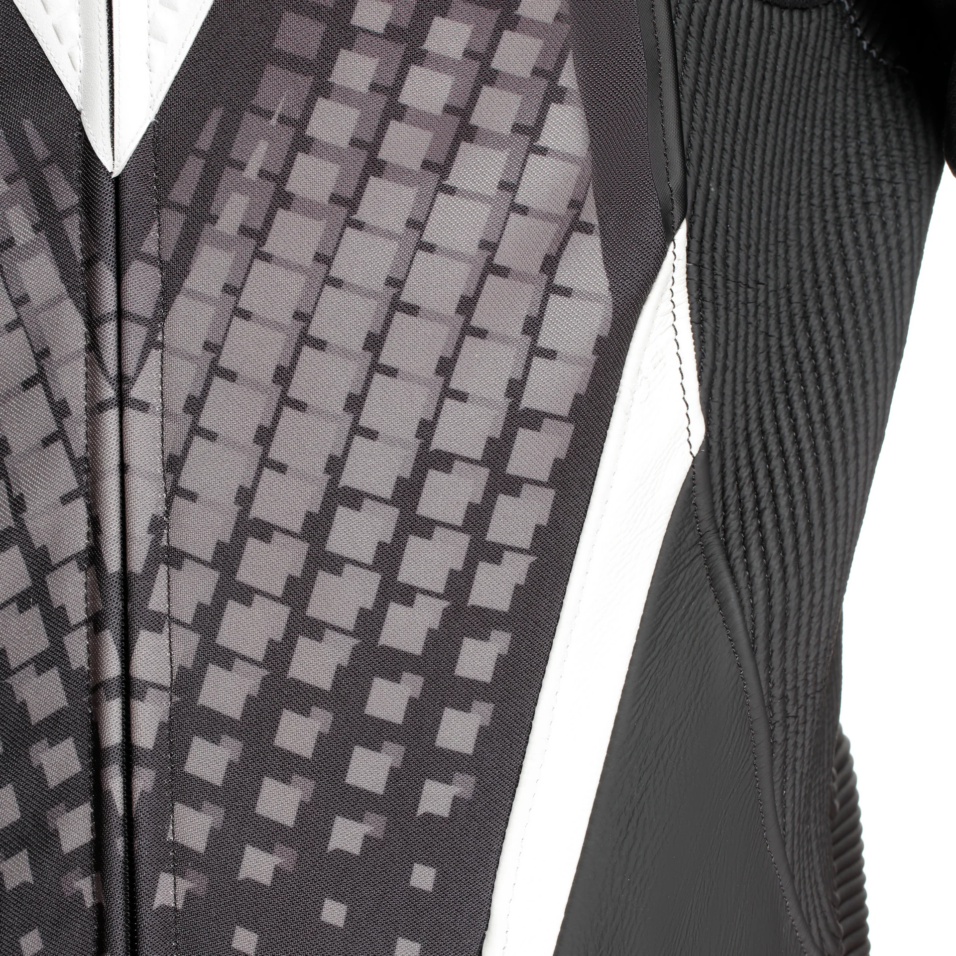 Dainese Laguna Seca 6 Einteiler Lederkombi – Perforierter Rennanzug | Herren | Schwarz/Weiß - Image 8