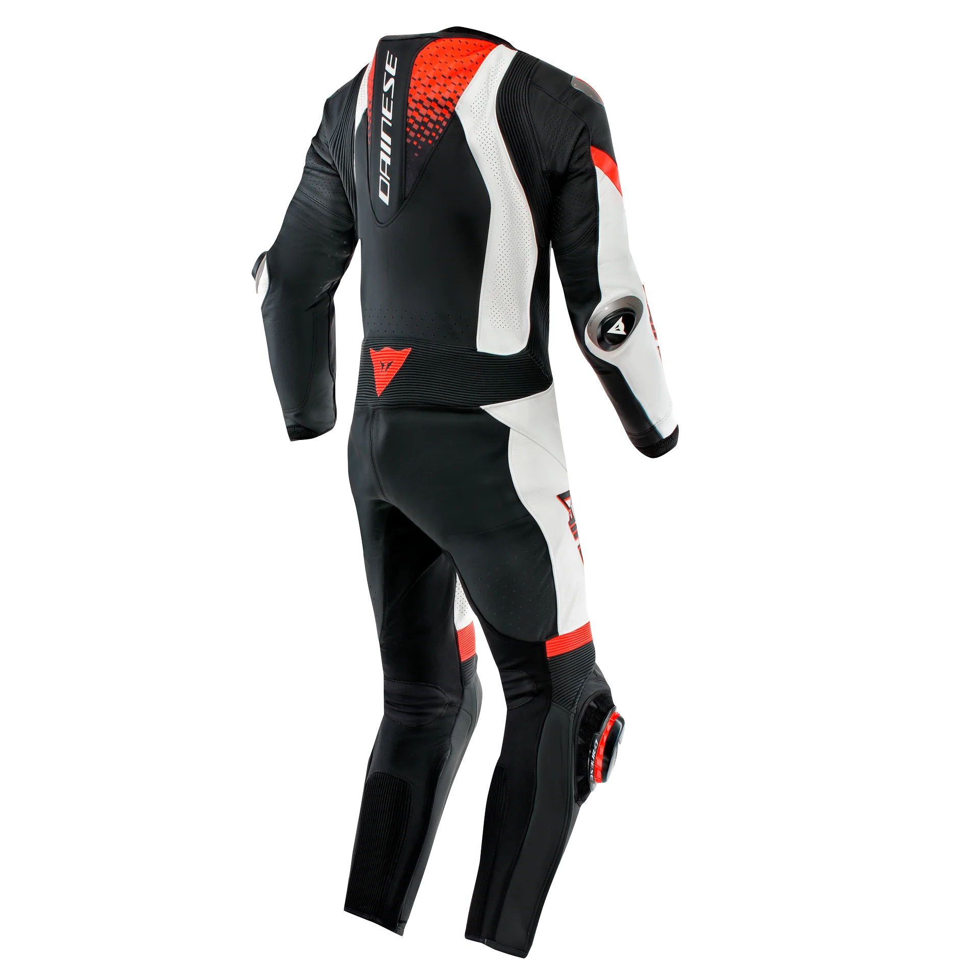 Dainese Laguna Seca 6 Einteiler Lederkombi – Perforierter Rennanzug | Herren | Weiß/Rot - Image 14