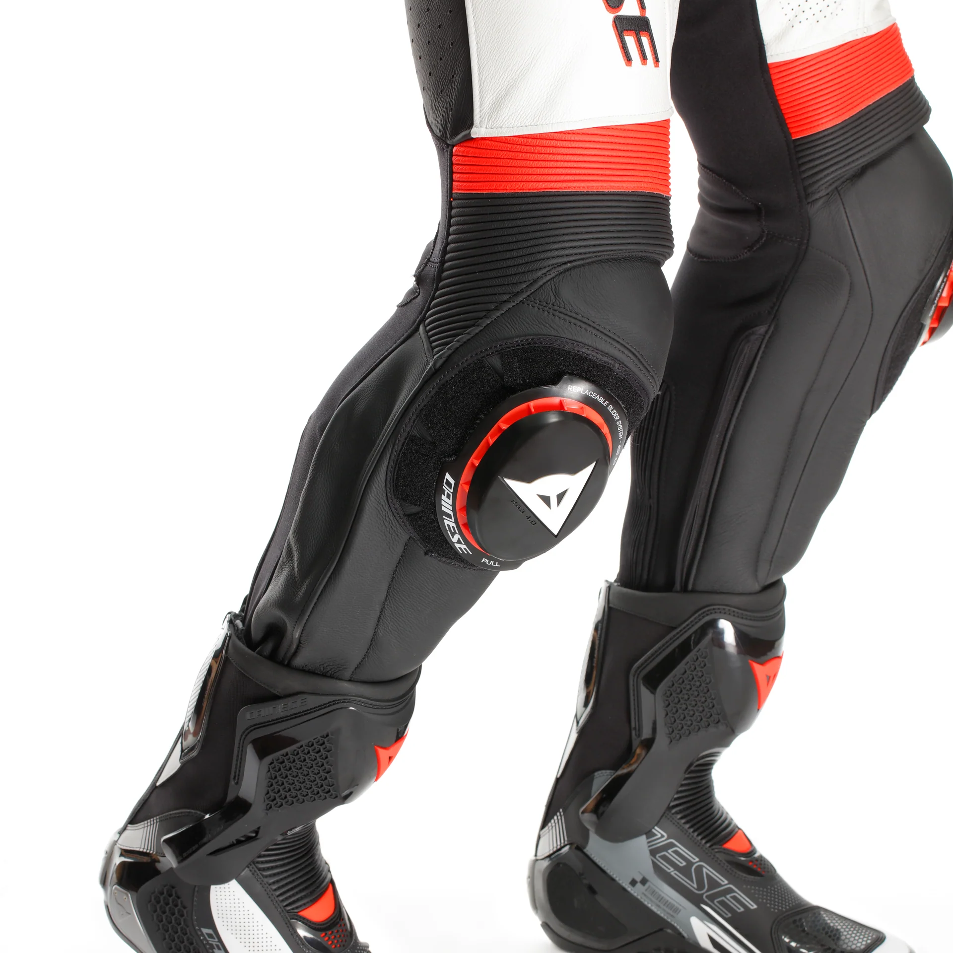 Dainese Laguna Seca 6 Einteiler Lederkombi – Perforierter Rennanzug | Herren | Weiß/Rot - Image 7
