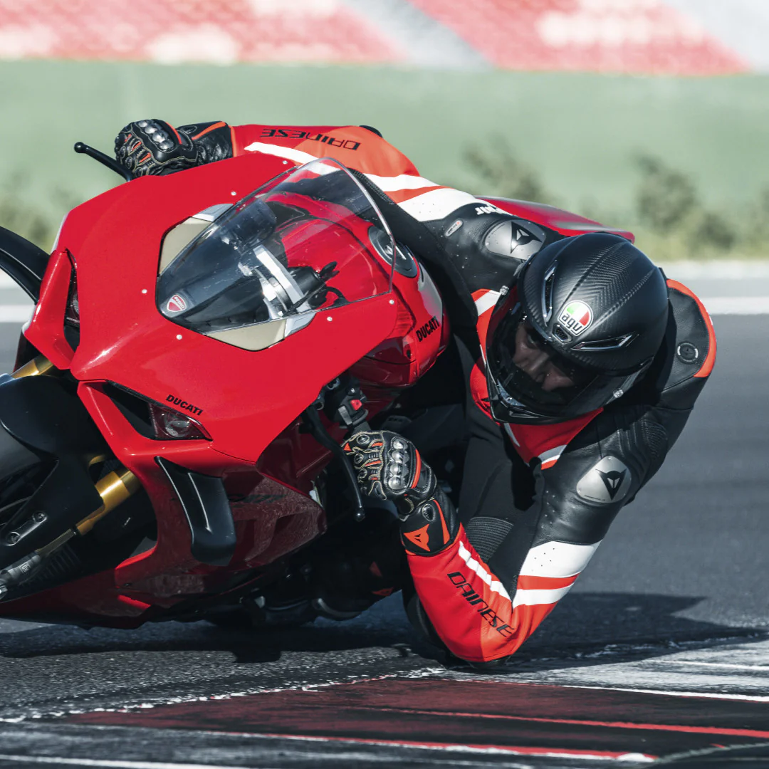Dainese Misano 3 D-AIR® Einteiler Lederkombi – Perforierter Airbag Rennanzug | Herren | Rot - Image 14