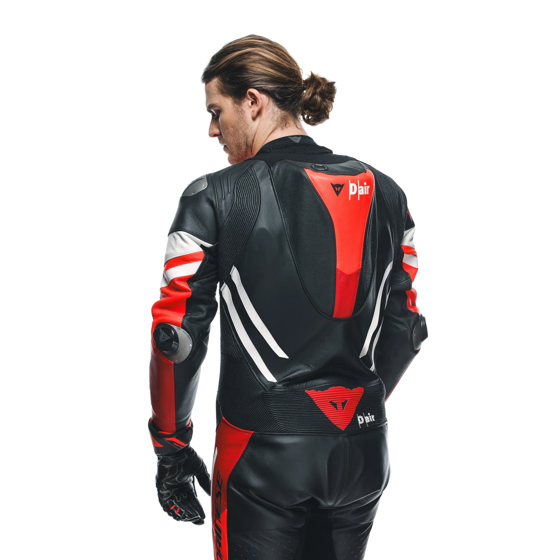 Dainese Misano 3 D-AIR® Einteiler Lederkombi – Perforierter Airbag Rennanzug | Herren | Rot - Image 18