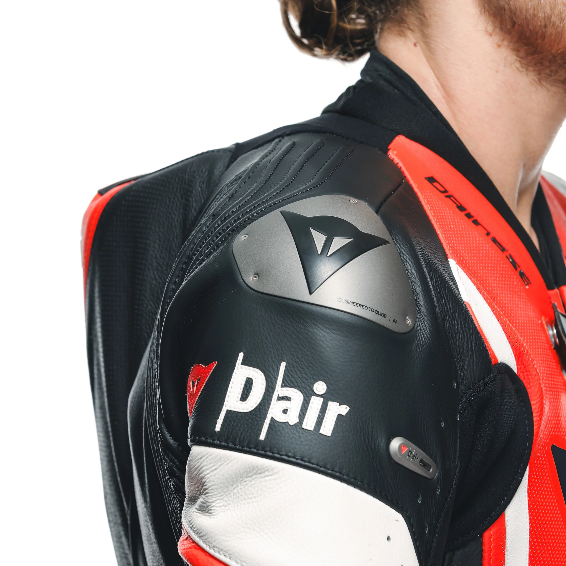 Dainese Misano 3 D-AIR® Einteiler Lederkombi – Perforierter Airbag Rennanzug | Herren | Rot - Image 19