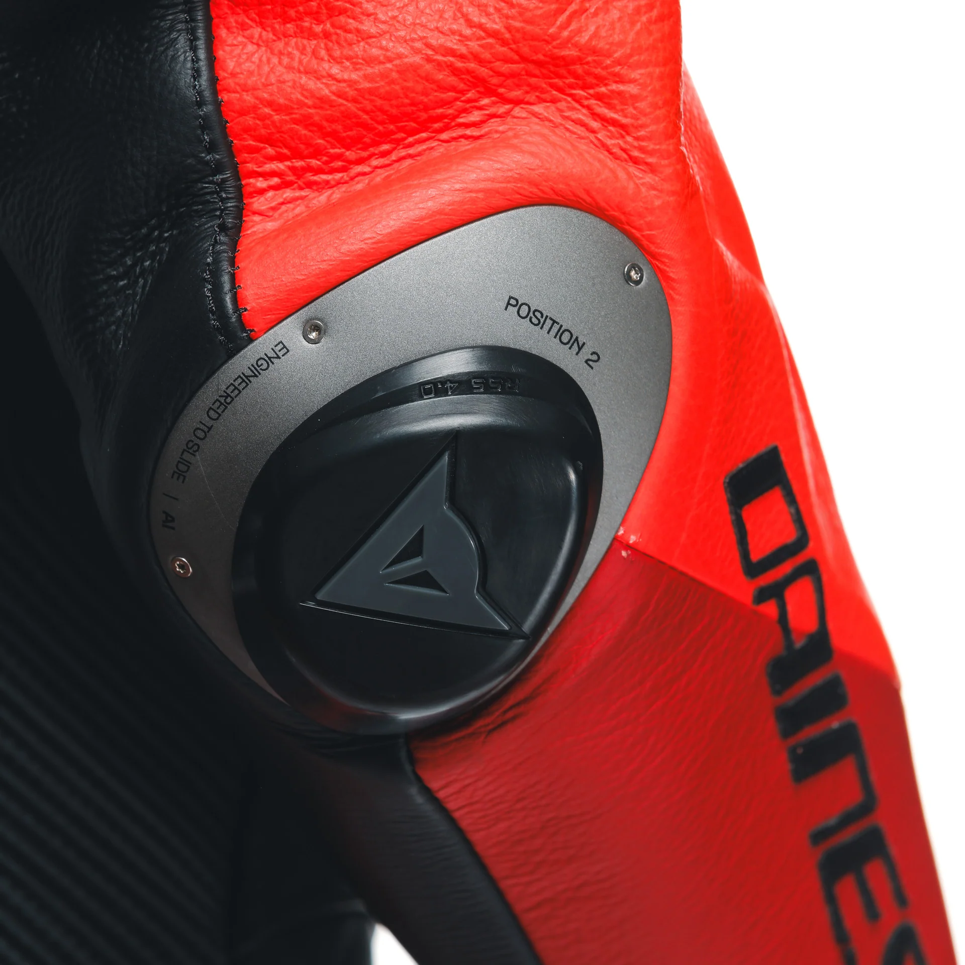 Dainese Misano 3 D-AIR® Einteiler Lederkombi – Perforierter Airbag Rennanzug | Herren | Rot - Image 8