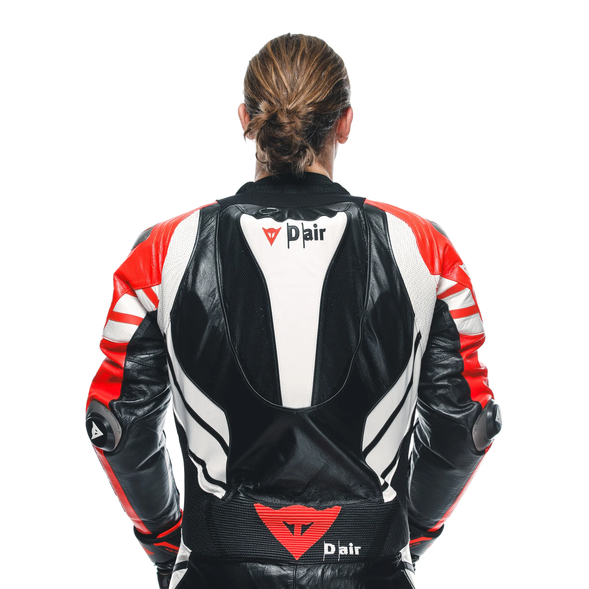 Dainese Mugello 3 D-AIR® Einteiler Lederkombi – Perforierter Airbag Rennanzug | Herren | Schwarz/Rot - Image 13
