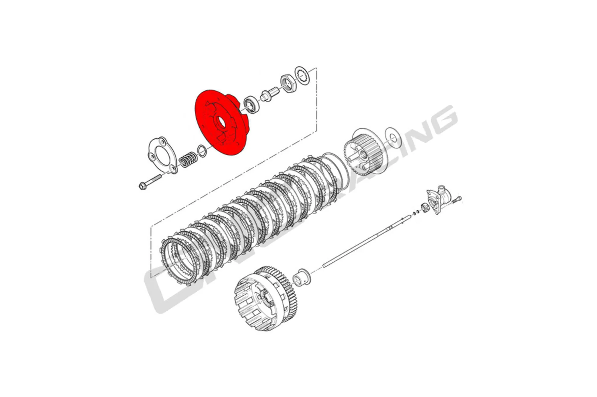 Druckplatte Kupplung CNC Racing Ducati Panigale V4/S (25-26) SP201 - Image 6
