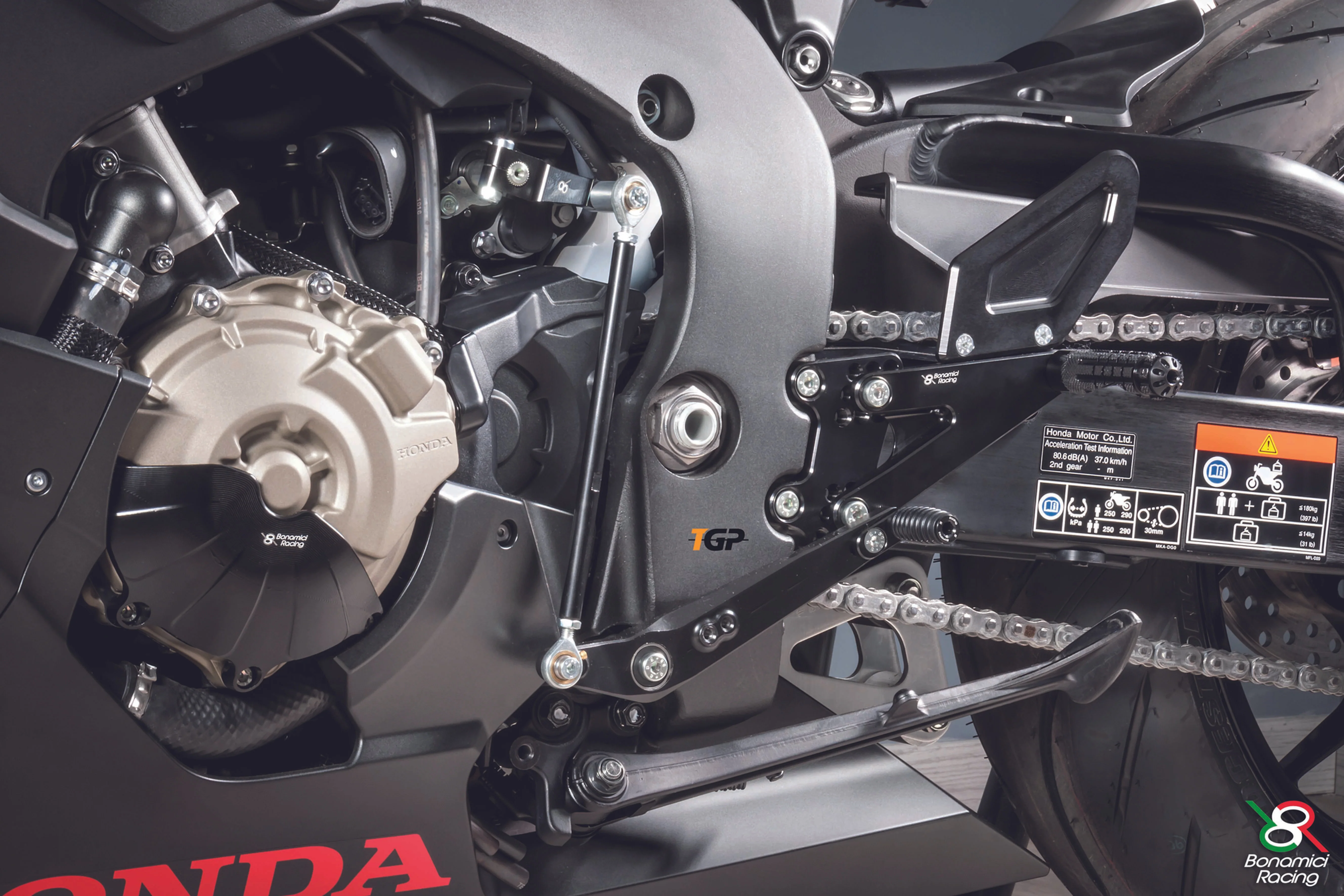 Fußrastenanlage Bonamici Racing Honda CBR 1000 RR SC77 (17-19) H013 - Image 2