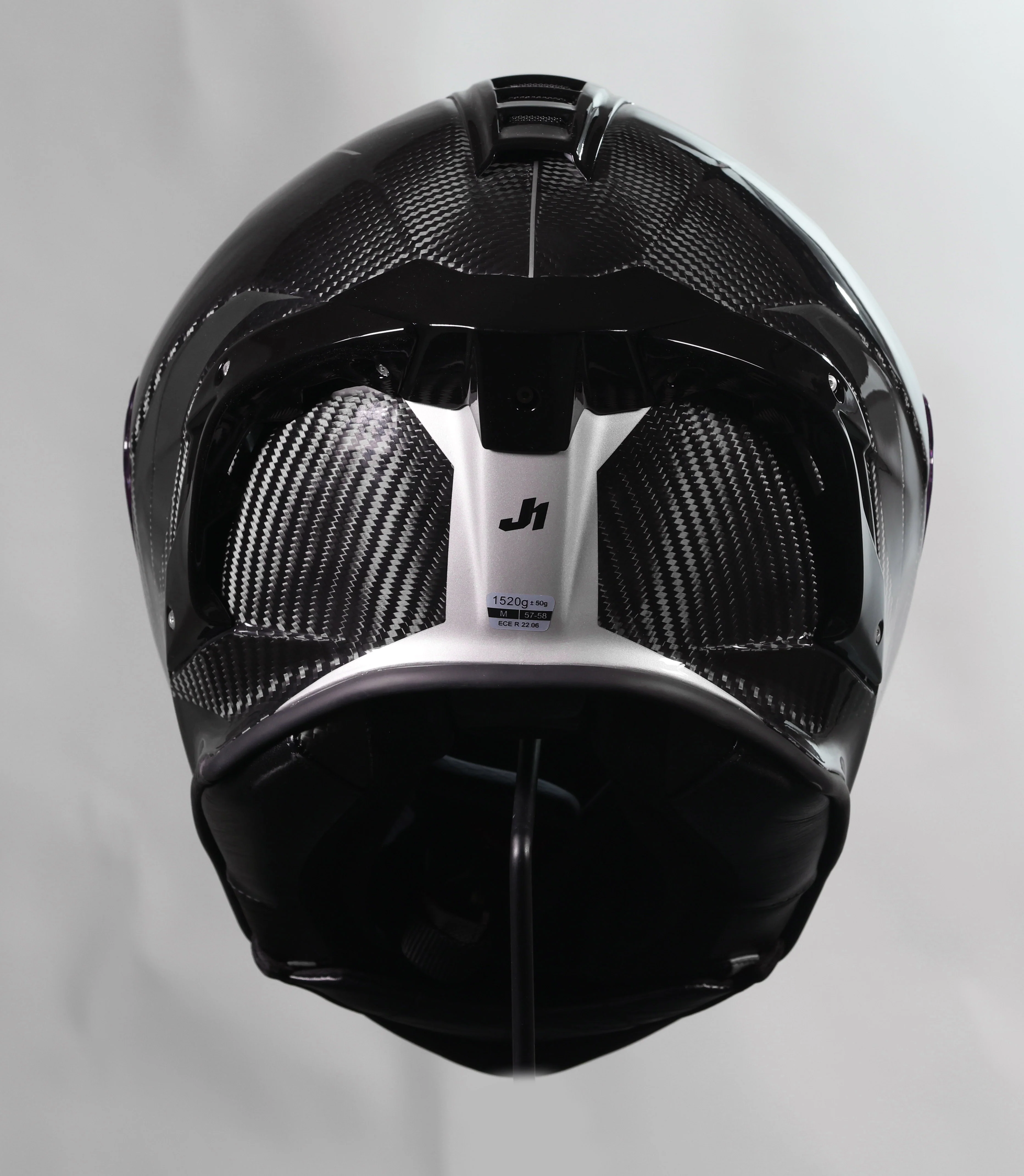 Just1 J-PGR Helm Impulse Silber / Carbon Glanz 6031110932016 - Image 3