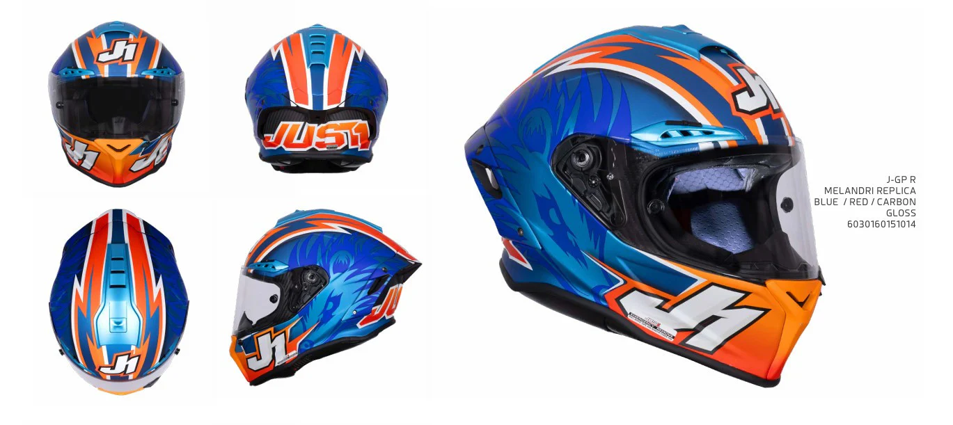 Just1 J-PGR Helm Marco Melandri Replica 6030160151014 - Image 2