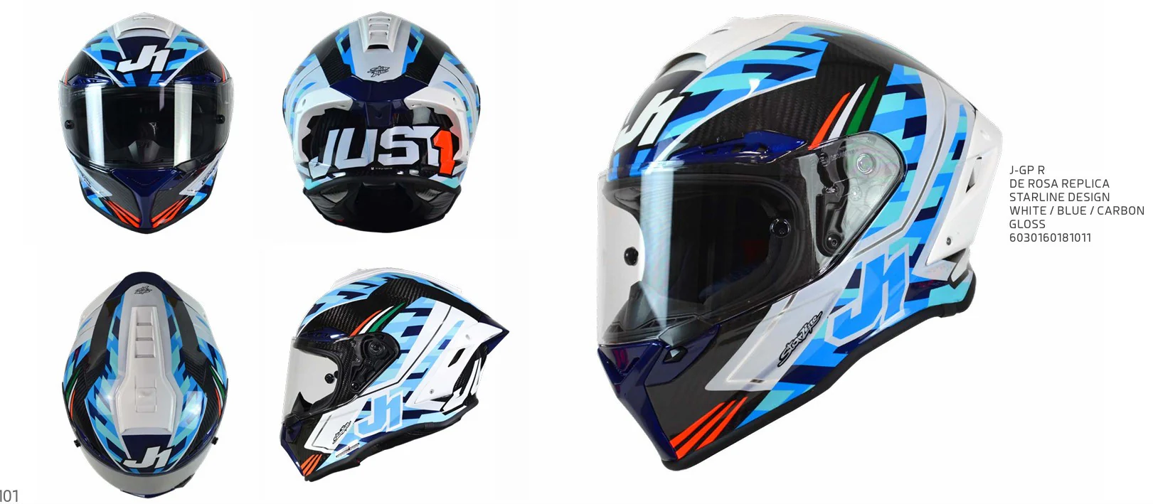 Just1 J-PGR Helm Raffaele De Rosa Replica 6030160181011 - Image 2