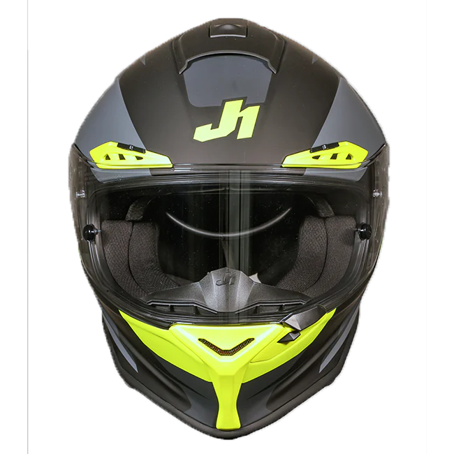 Just1 J-PGRF Helm Arrow Neongelb / Grau Matt 6130320294005 - Image 2