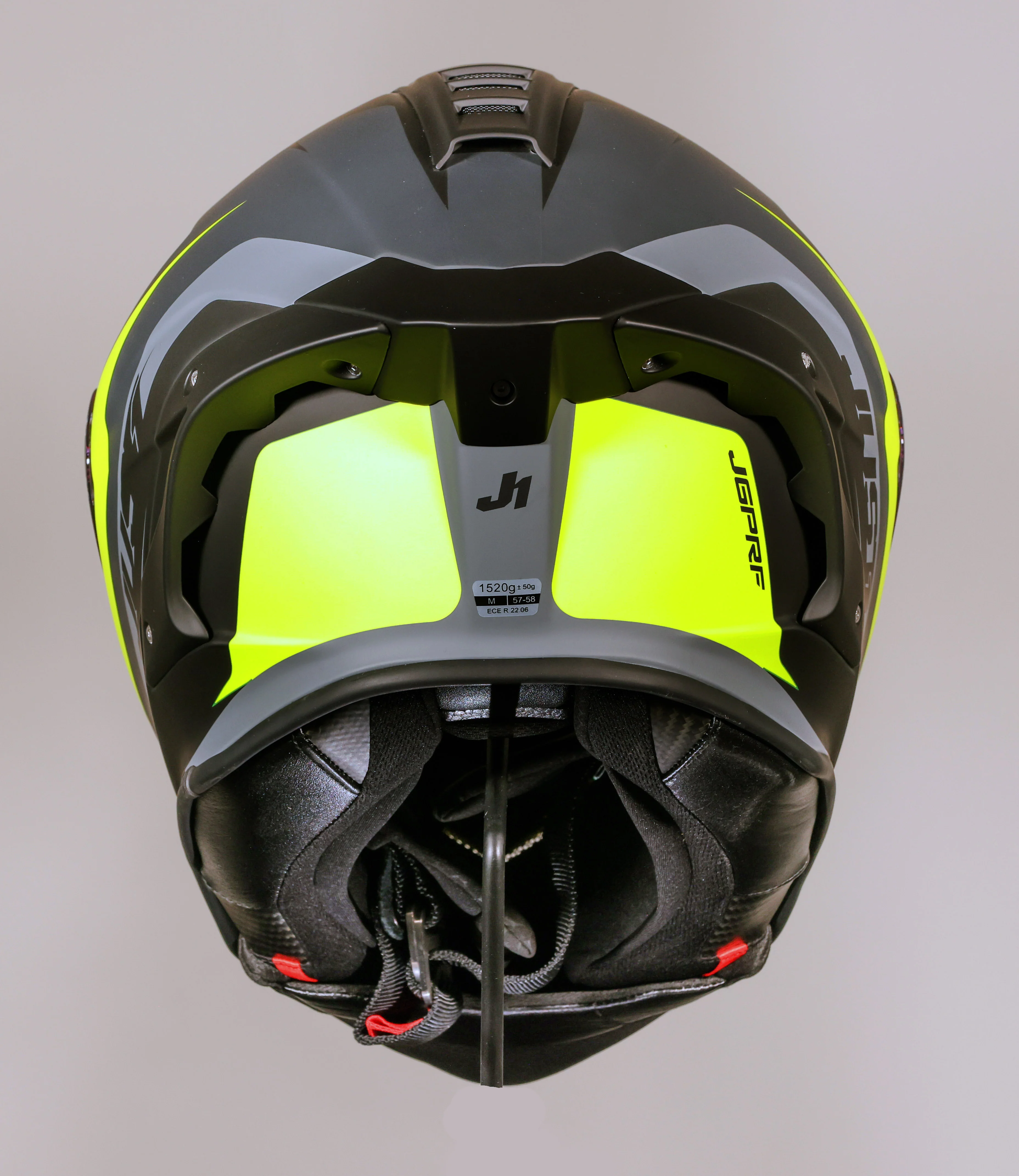 Just1 J-PGRF Helm Arrow Neongelb / Grau Matt 6130320294005 - Image 3