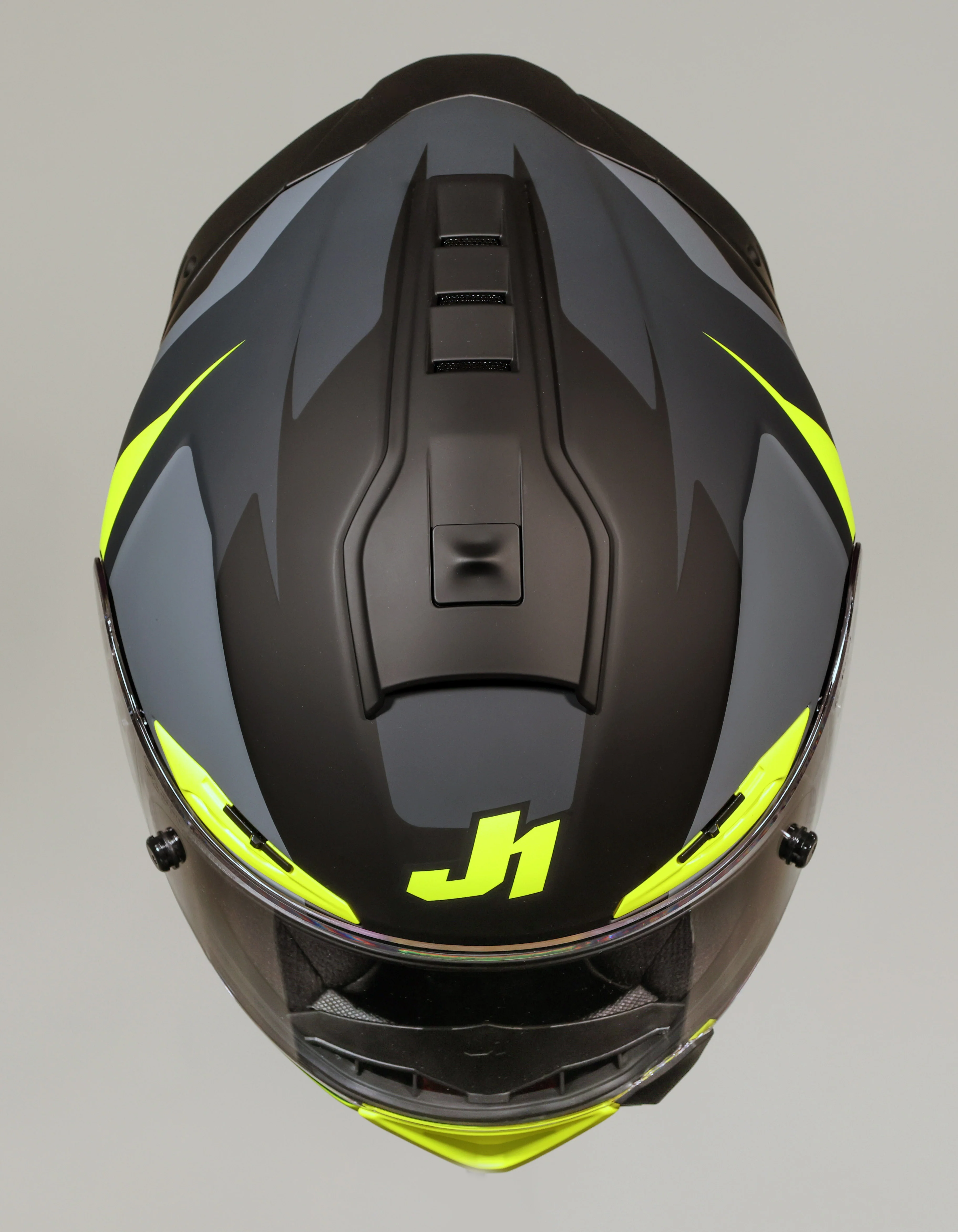 Just1 J-PGRF Helm Arrow Neongelb / Grau Matt 6130320294005 - Image 4