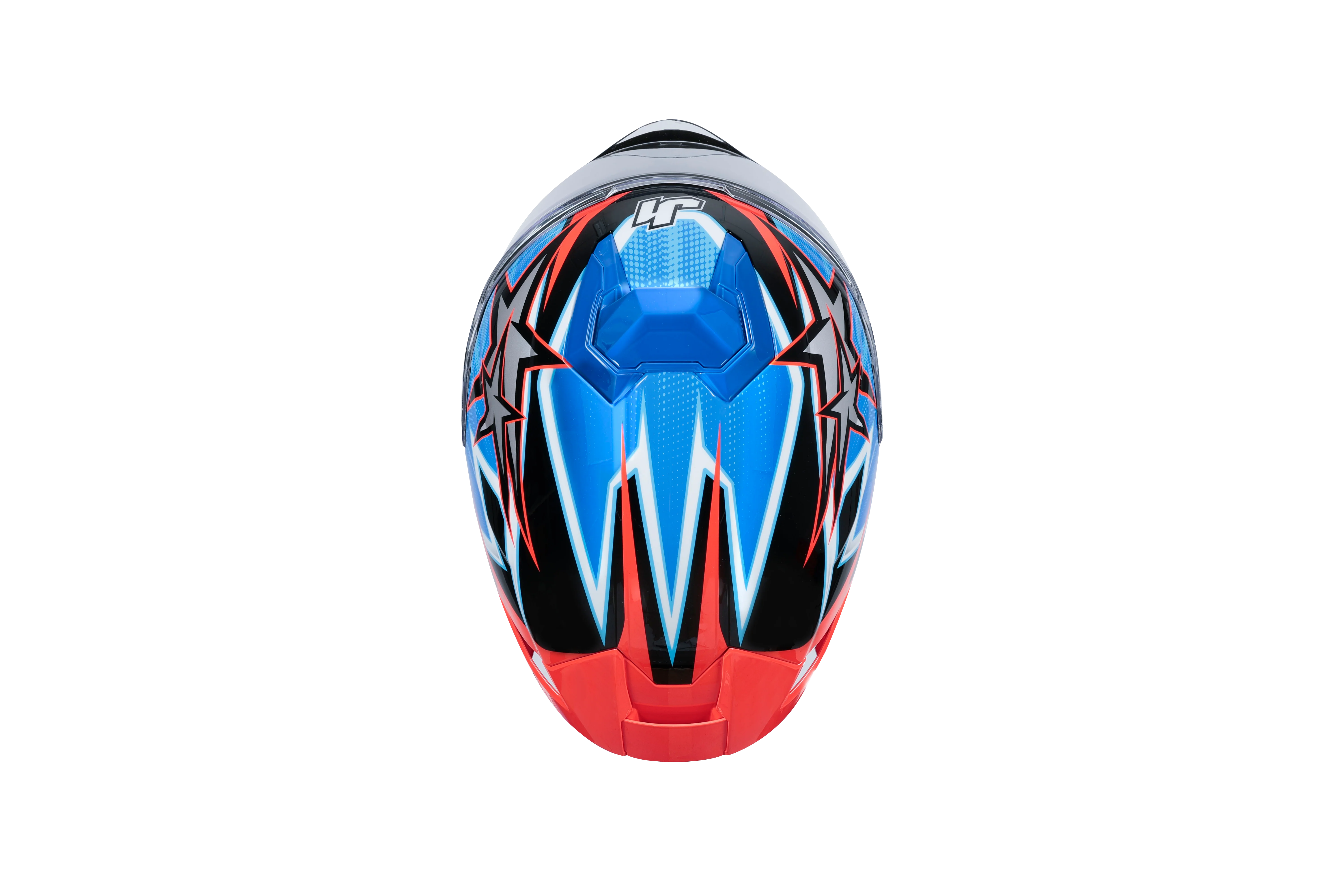 Just1 J-STR Helm Astro Rot / Blau / Schwarz Glanz 6030390112007 - Image 5