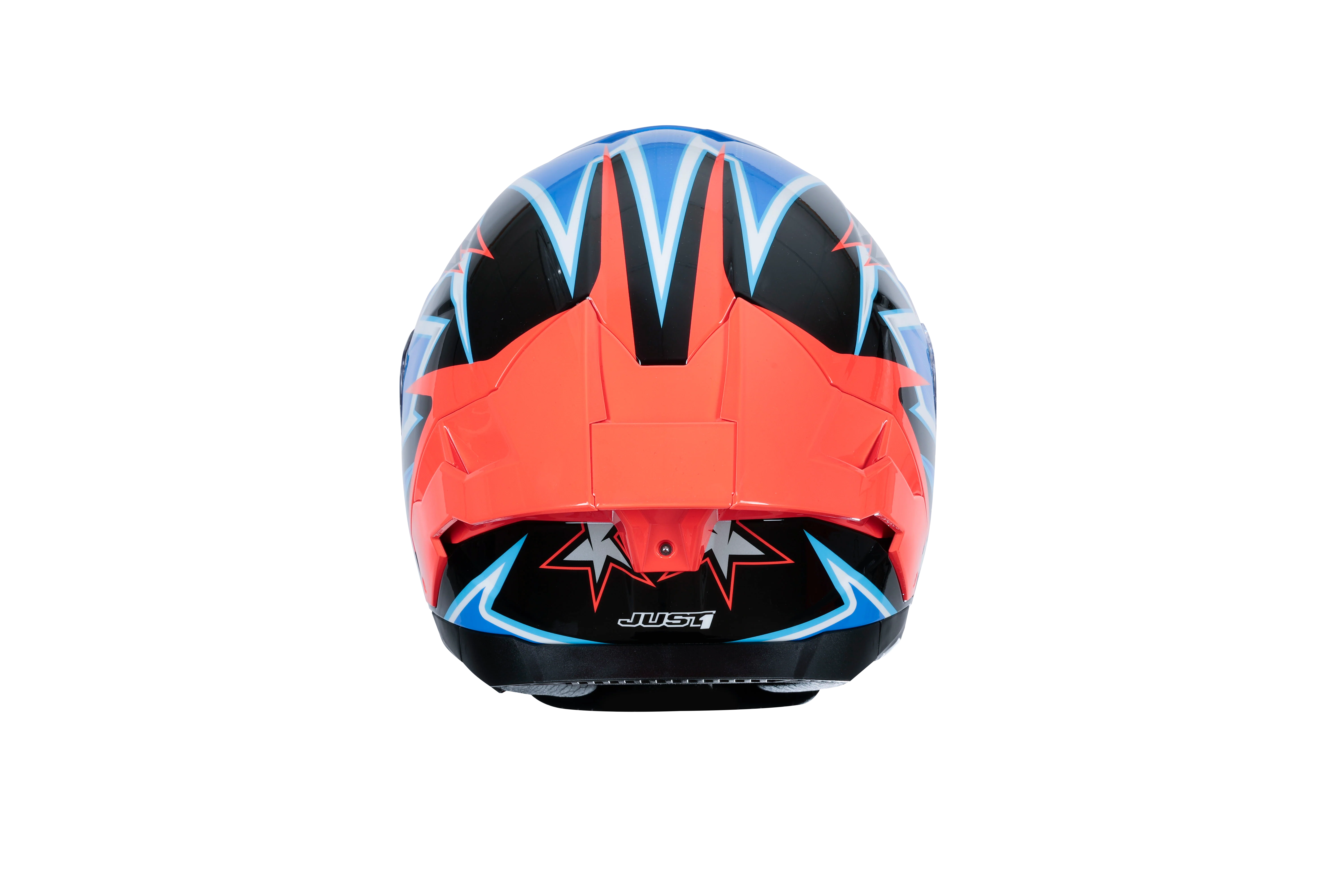 Just1 J-STR Helm Astro Rot / Blau / Schwarz Glanz 6030390112007 - Image 6