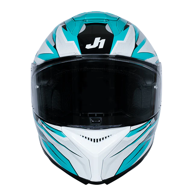 Just1 J-STR Helm Avalon Türkis / Schwarz Glanz 6030390111002 - Image 2