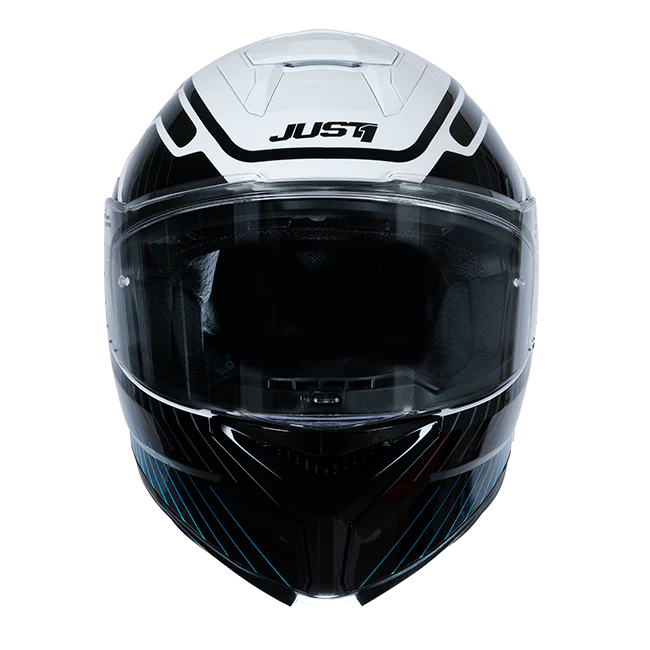 Just1 J-STR Helm Tactical Blau / Weiß Glanz 6030390112003 - Image 2