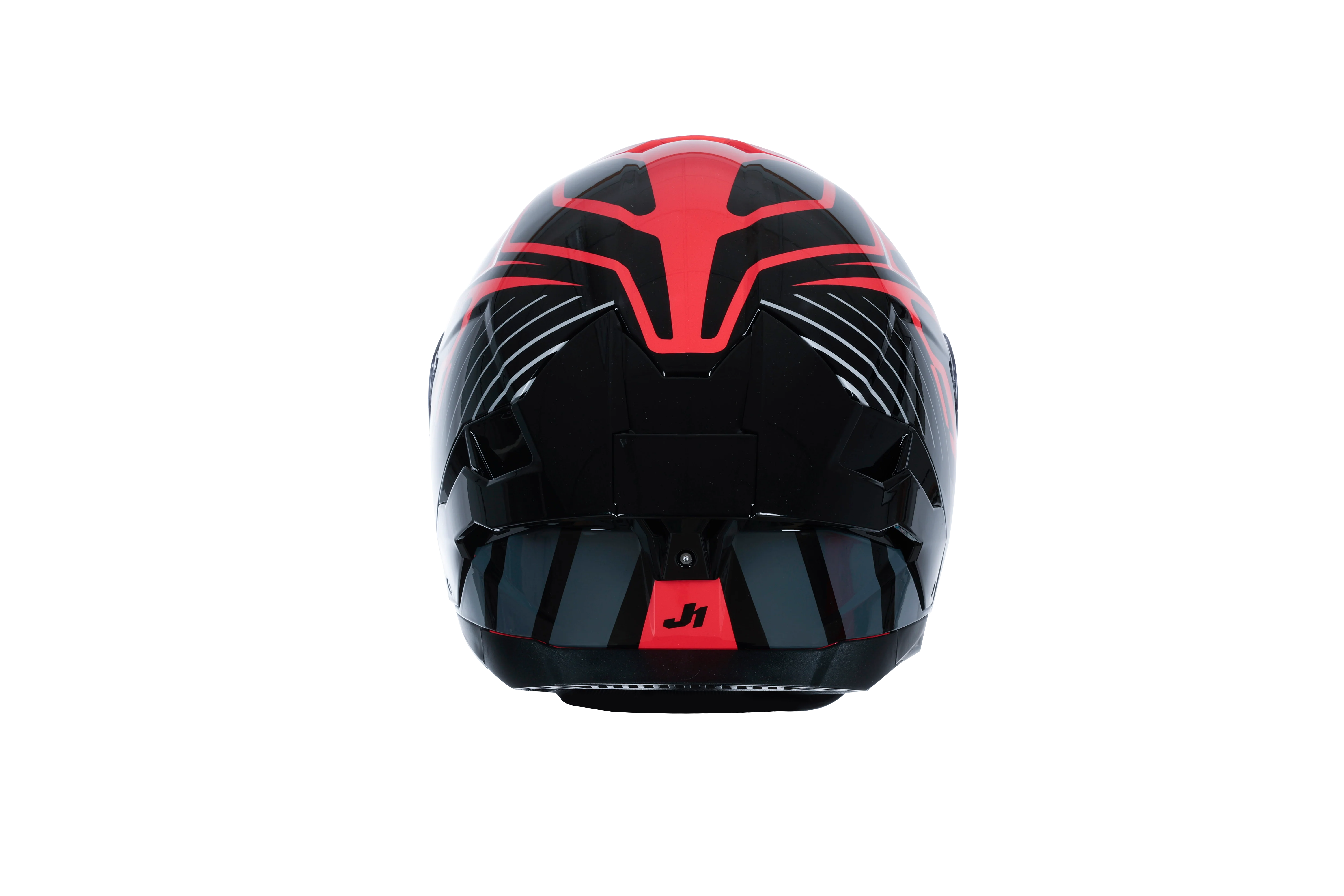 Just1 J-STR Helm Tactical Silber / Rot Glanz 6030390171003 - Image 5