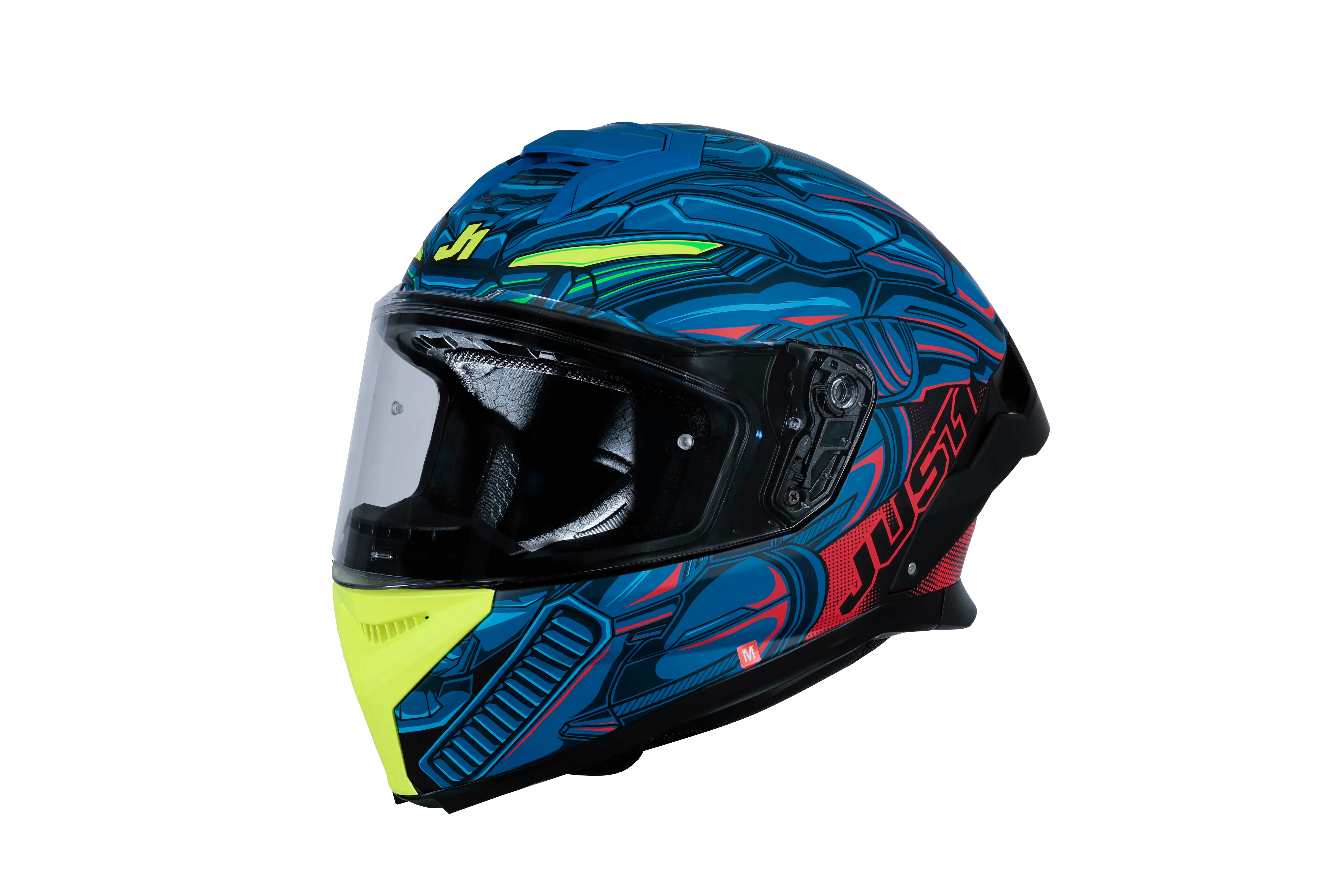 Just1 J-STR Helm Titan Rot / Blau / Schwarz Matt 6030390214004 - Image 5