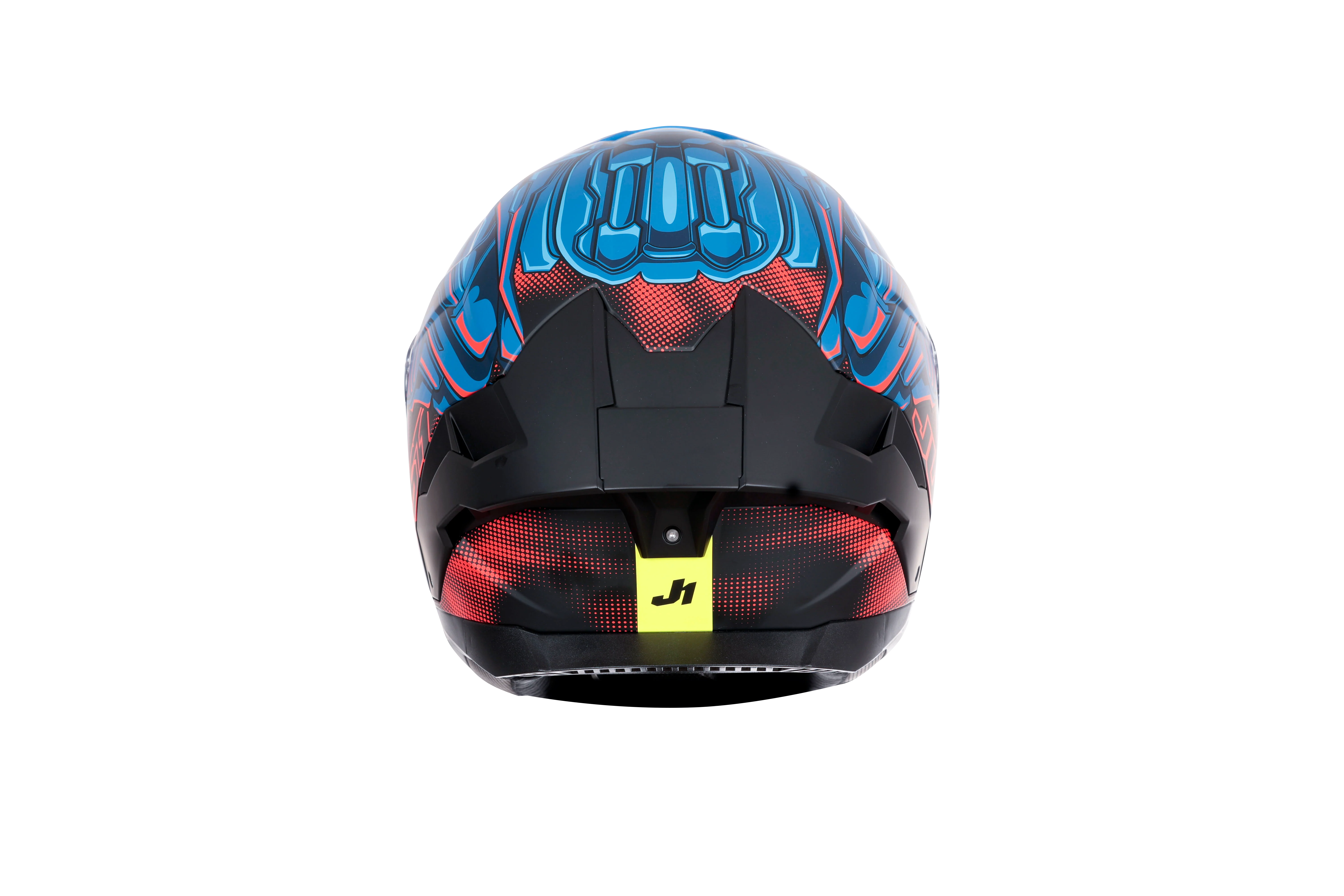 Just1 J-STR Helm Titan Rot / Blau / Schwarz Matt 6030390214004 - Image 6