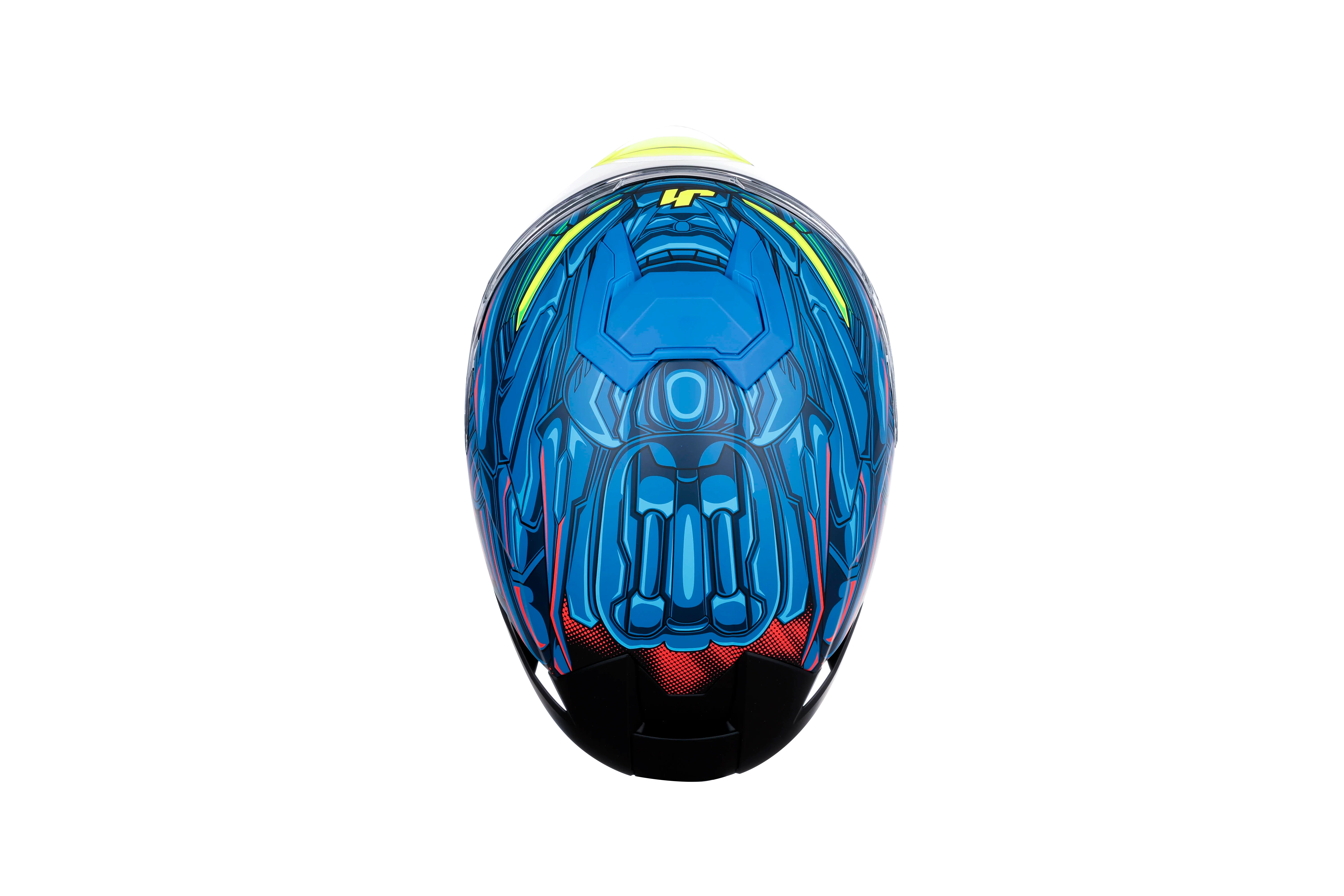 Just1 J-STR Helm Titan Rot / Blau / Schwarz Matt 6030390214004 - Image 7