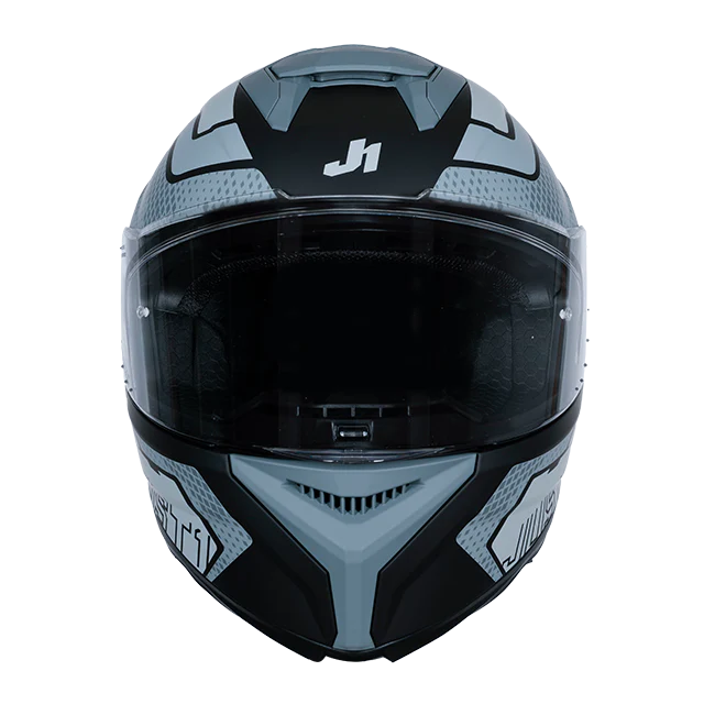Just1 J-STR Helm Union Grau / Schwarz Matt 6030390201001 - Image 2