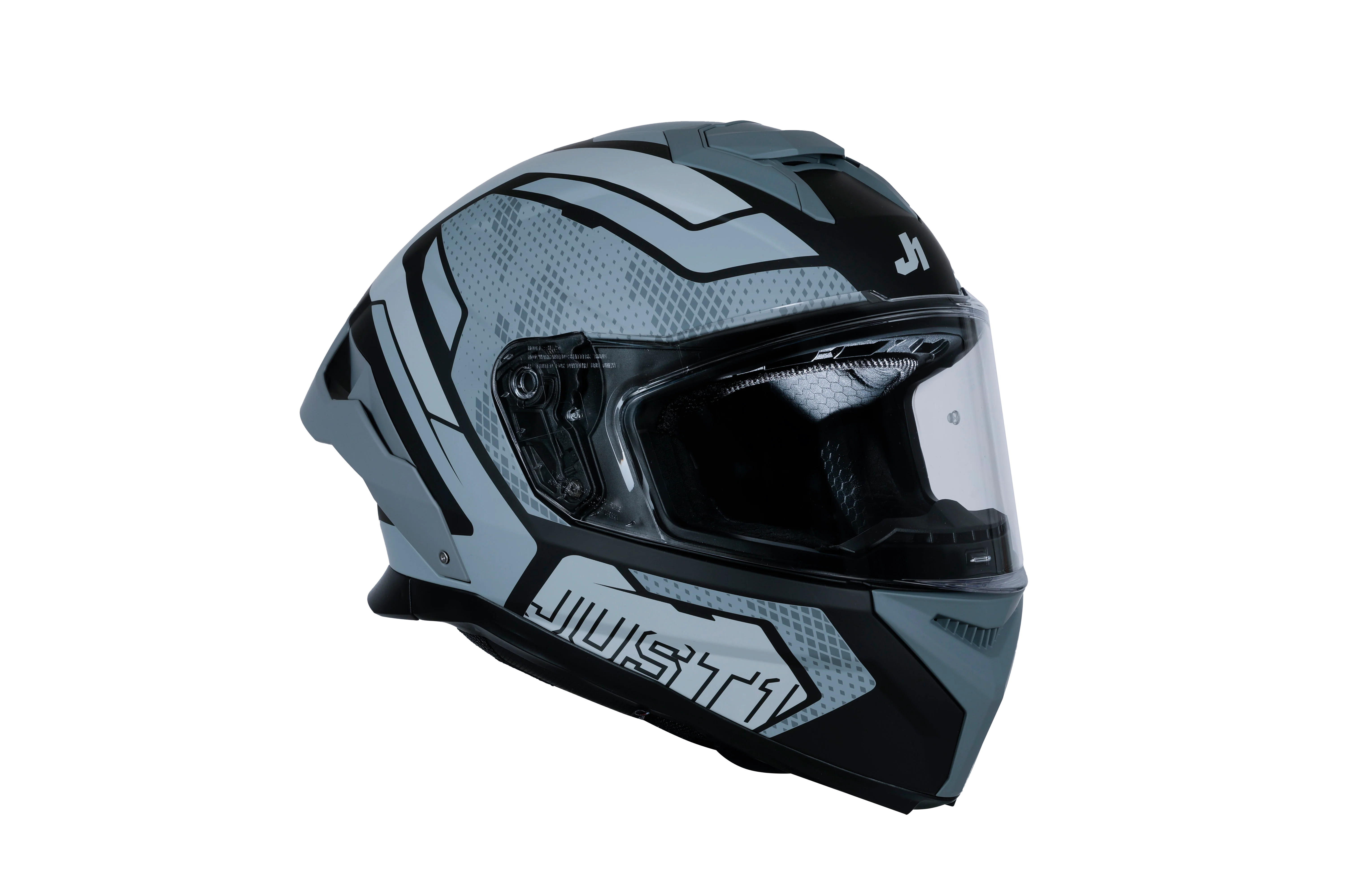 Just1 J-STR Helm Union Grau / Schwarz Matt 6030390201001 - Image 3