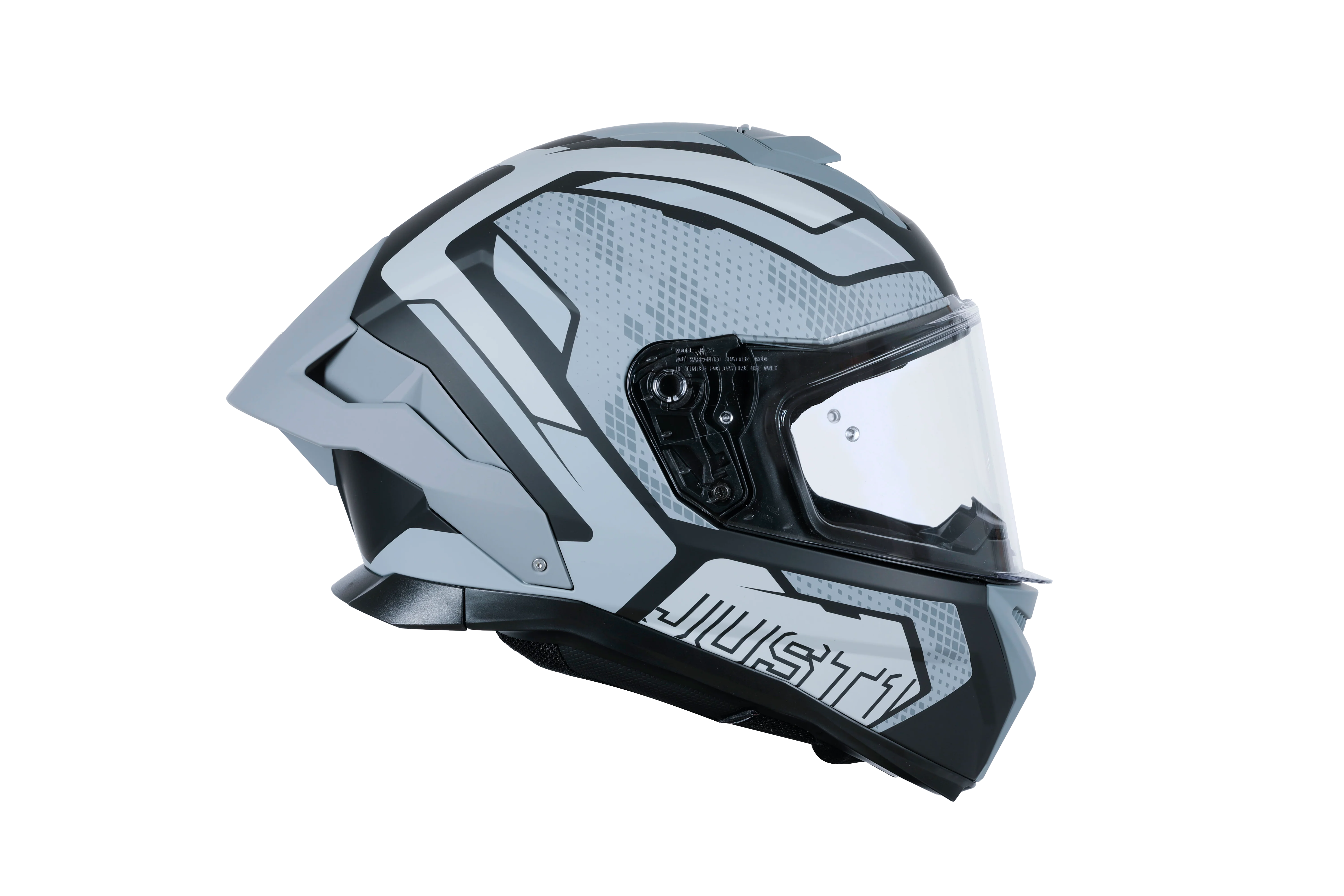 Just1 J-STR Helm Union Grau / Schwarz Matt 6030390201001 - Image 4