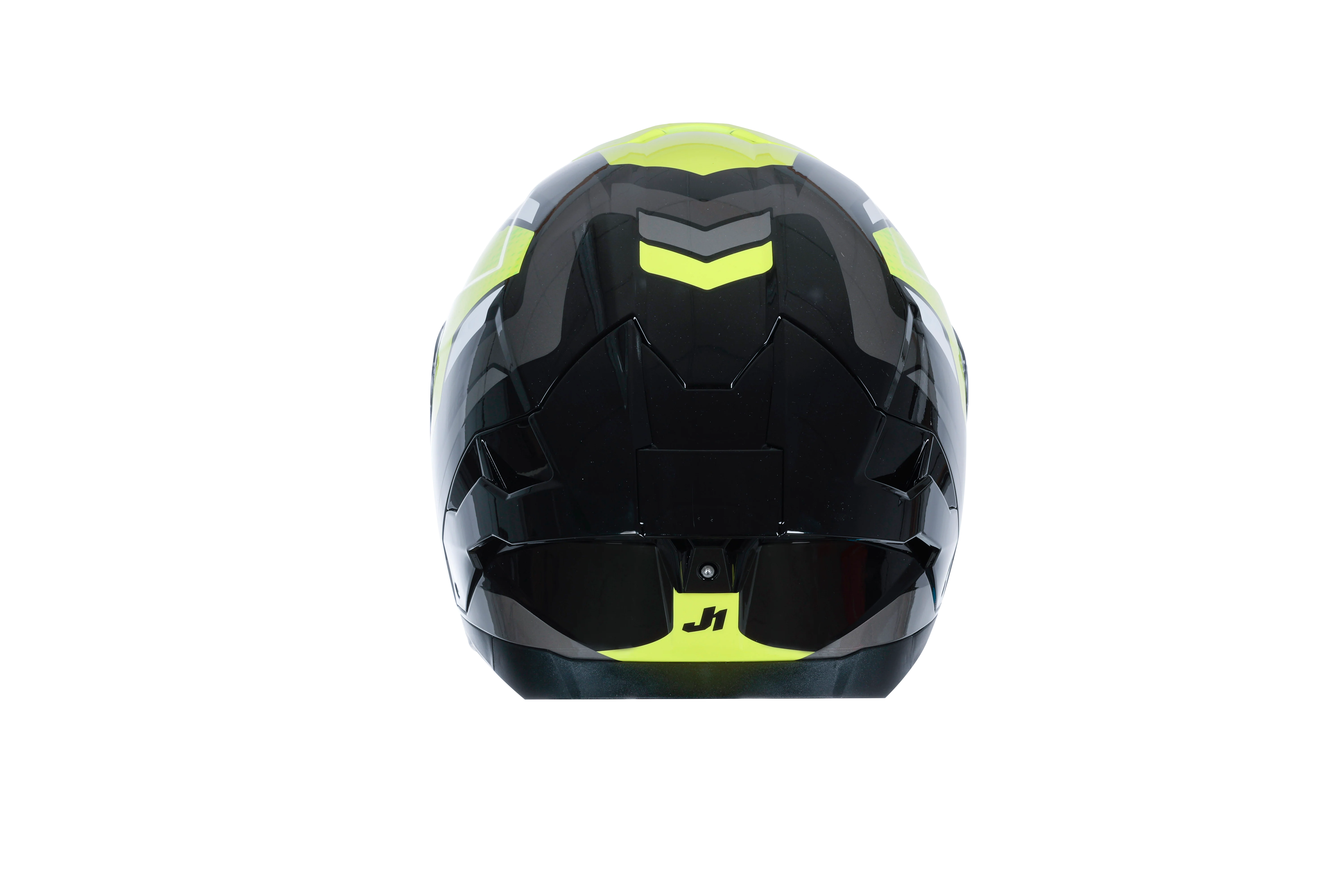 Just1 J-STR Helm Union Neongelb / Schwarz Glanz 6030390191001 - Image 6