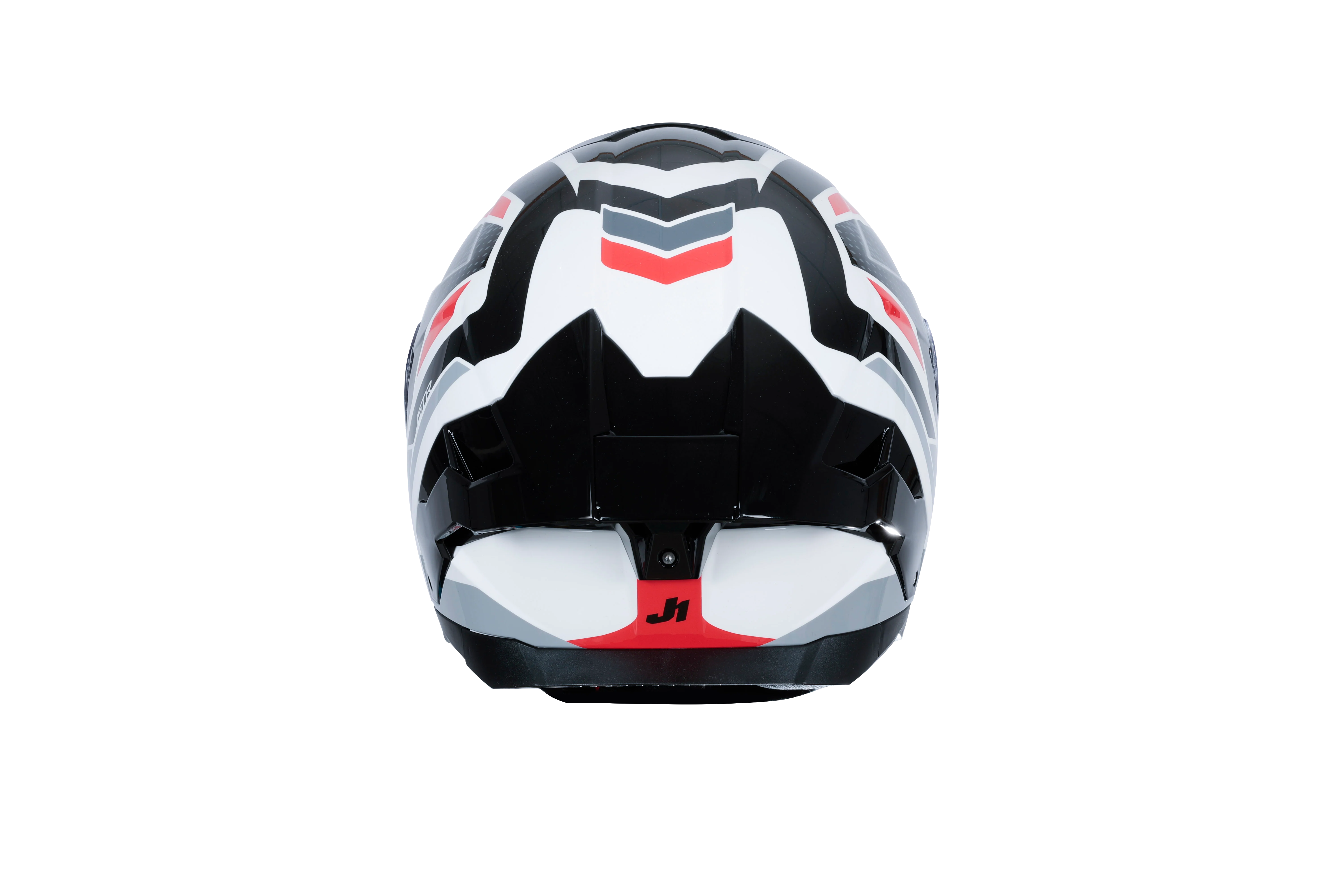 Just1 J-STR Helm Union Rot / Weiß Glanz 6030390171001 - Image 6