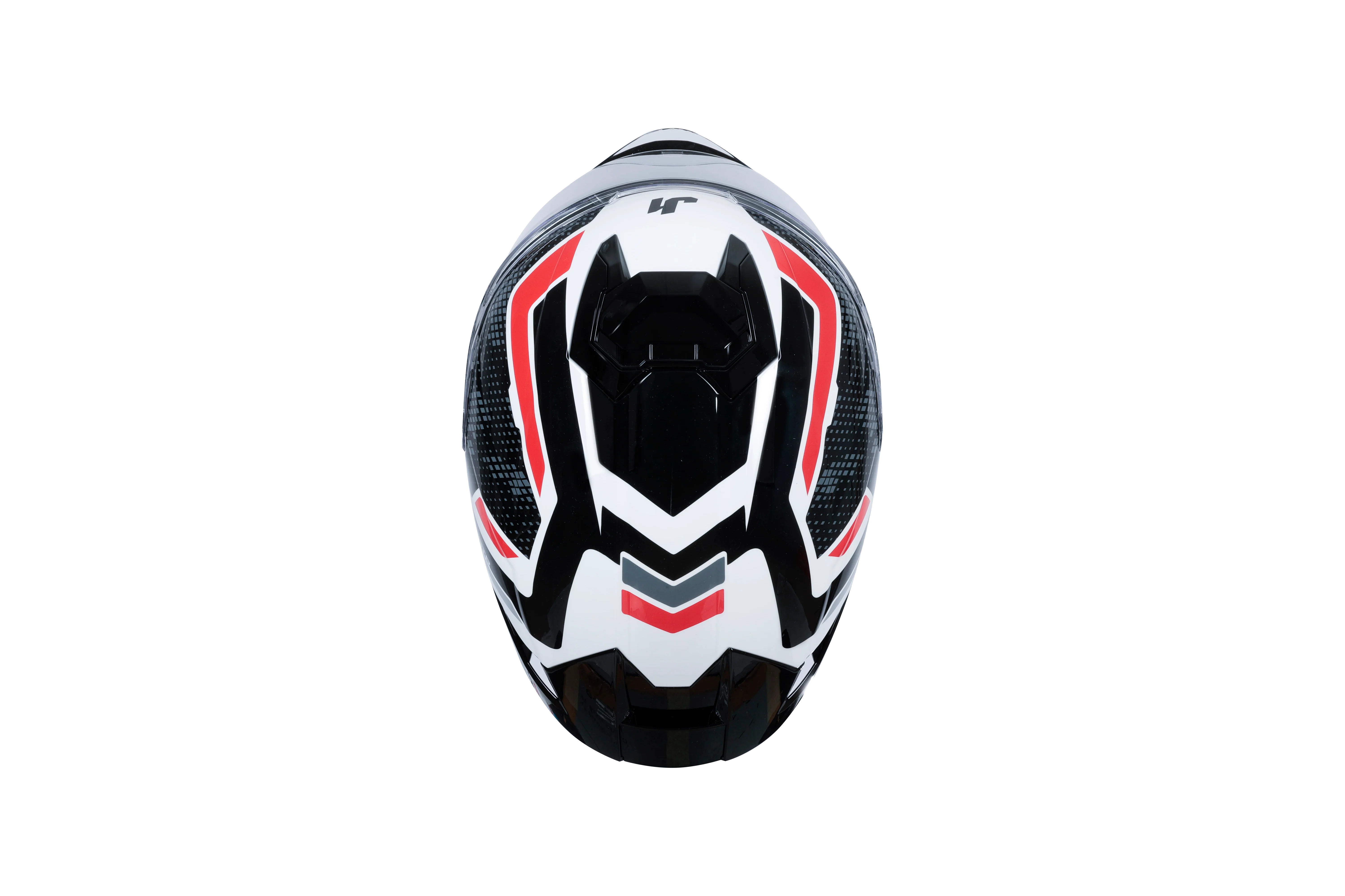 Just1 J-STR Helm Union Rot / Weiß Glanz 6030390171001 - Image 7