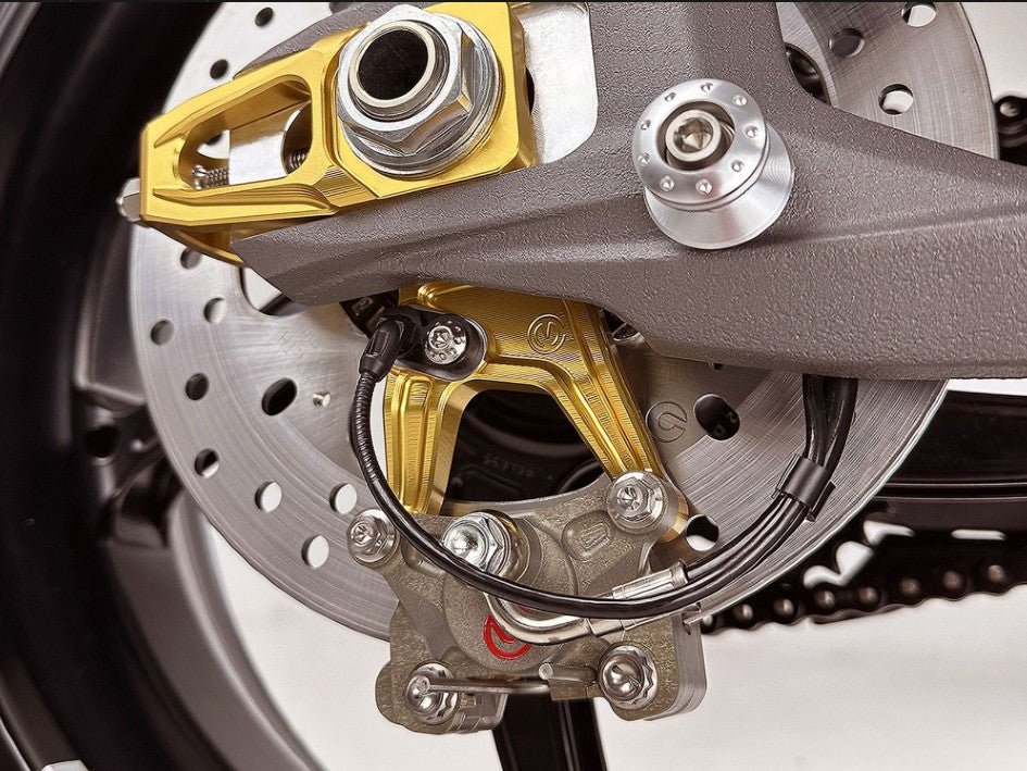 Kettenspanner Kit mit Bremssattelhalter und Brembo P2-24 64mm X206001 Motocorse Ducati Panigale V4/S (25-26) - Image 3