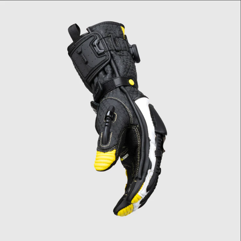 Knox Handroid MK5 Racing Lederhandschuhe | Herren | Gelb | 11769404104 - Image 5