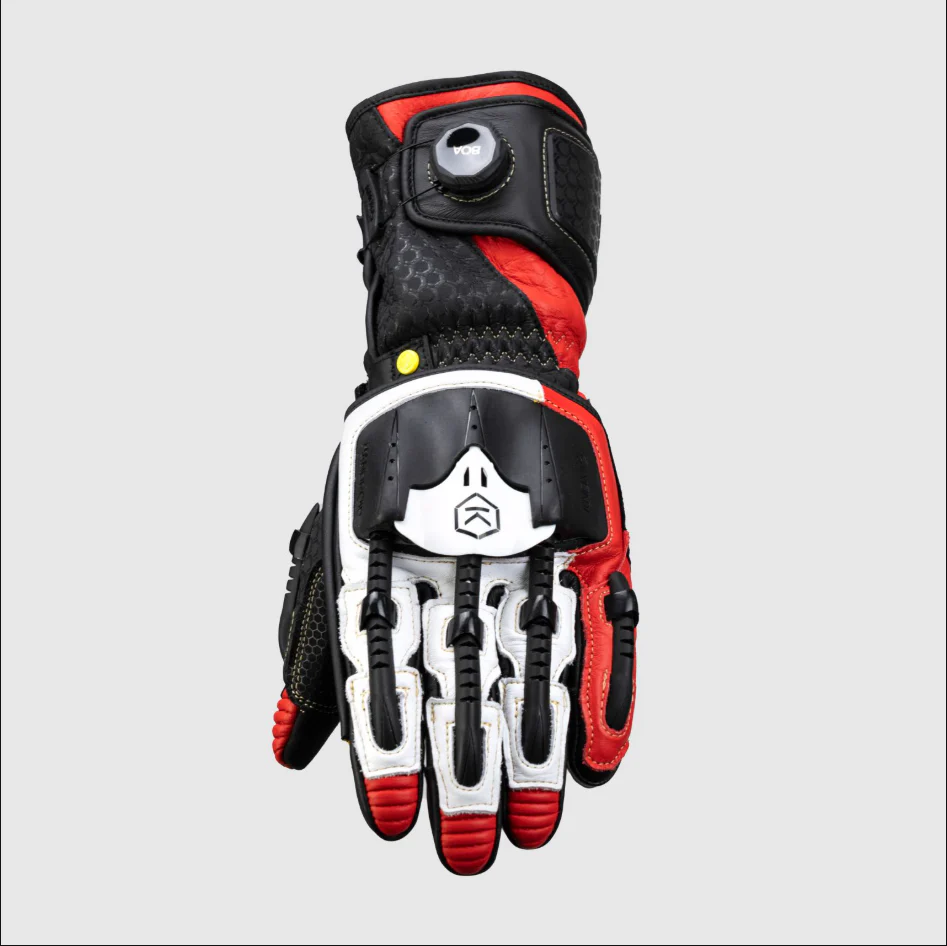 Knox Handroid MK5 Racing Lederhandschuhe | Herren | Rot | 11769404105 - Image 5