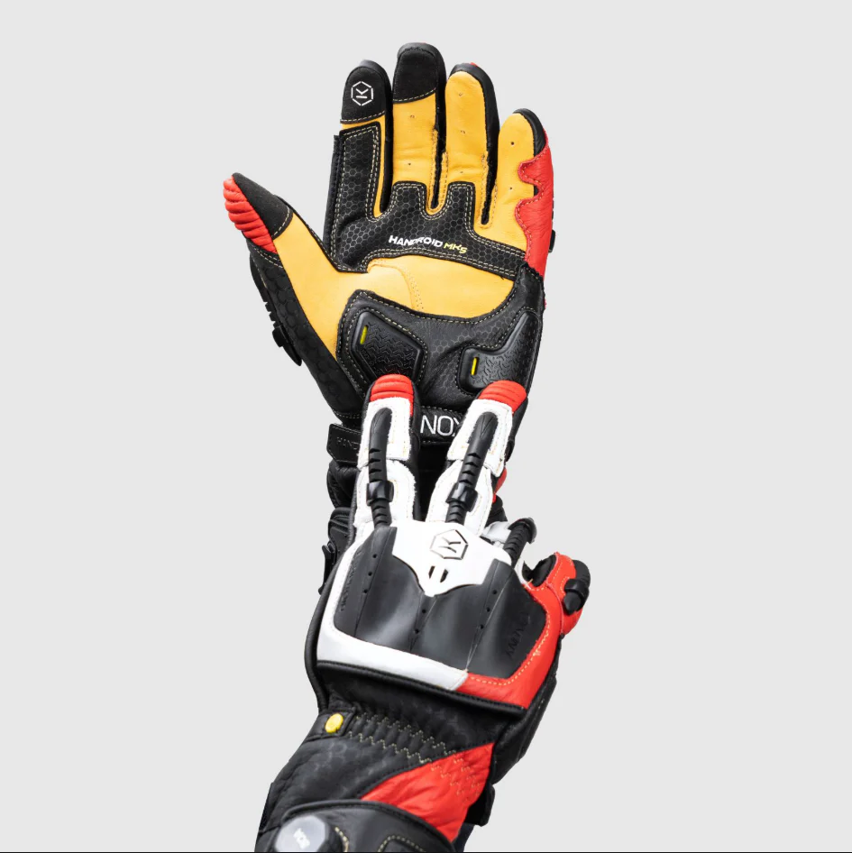 Knox Handroid MK5 Racing Lederhandschuhe | Herren | Rot | 11769404105 - Image 8
