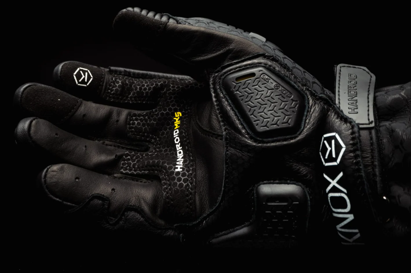 Knox Handroid MK5 Racing Lederhandschuhe | Herren | Schwarz | 11769404100 - Image 13