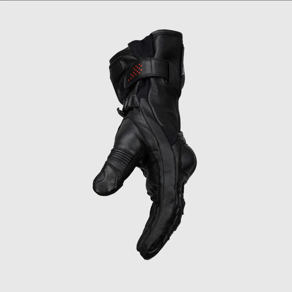 Knox Oulton MK2 Sport Lederhandschuhe | Herren | Schwarz/Rot | 1011352110030 - Image 6
