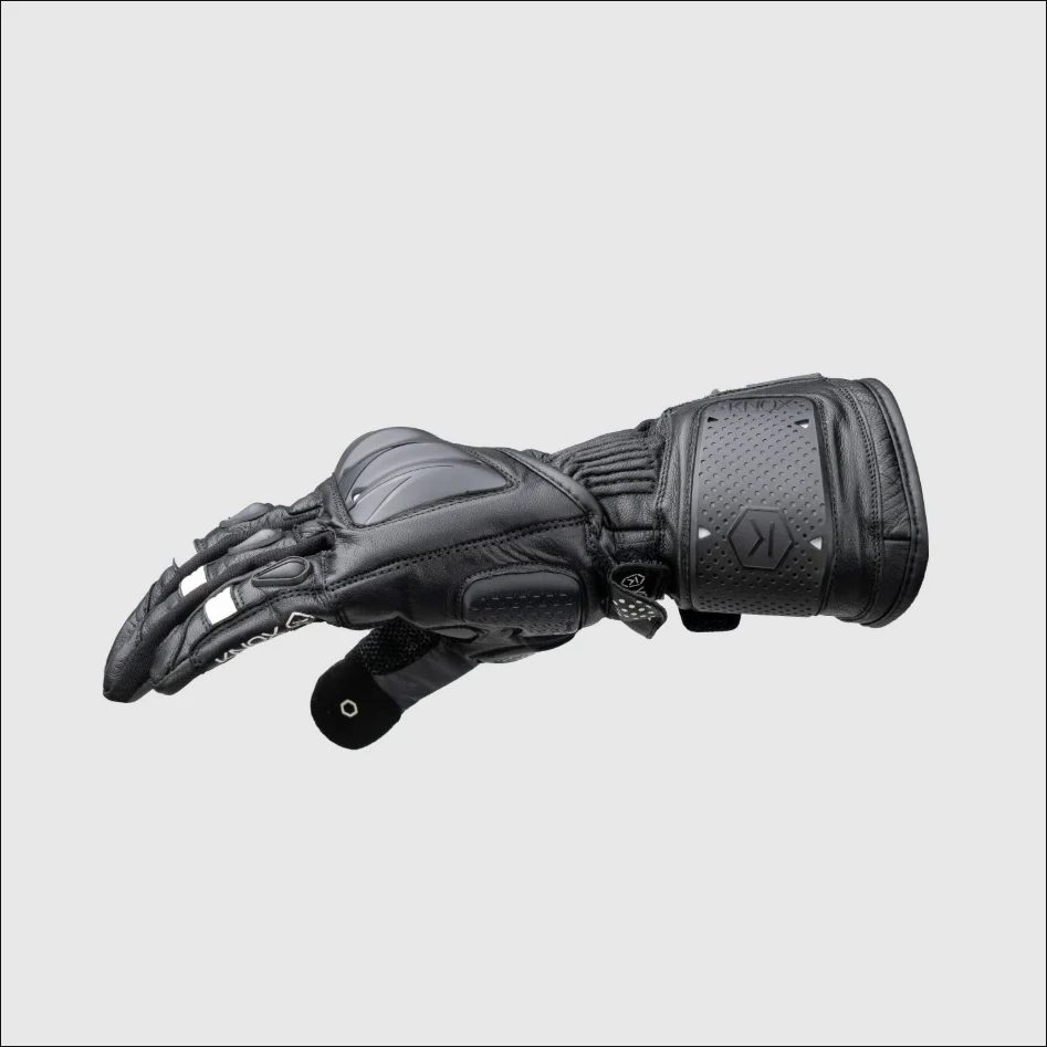 Knox Oulton MK2 Sport Lederhandschuhe | Herren | Schwarz/Weiß | 1011352160050 - Image 6