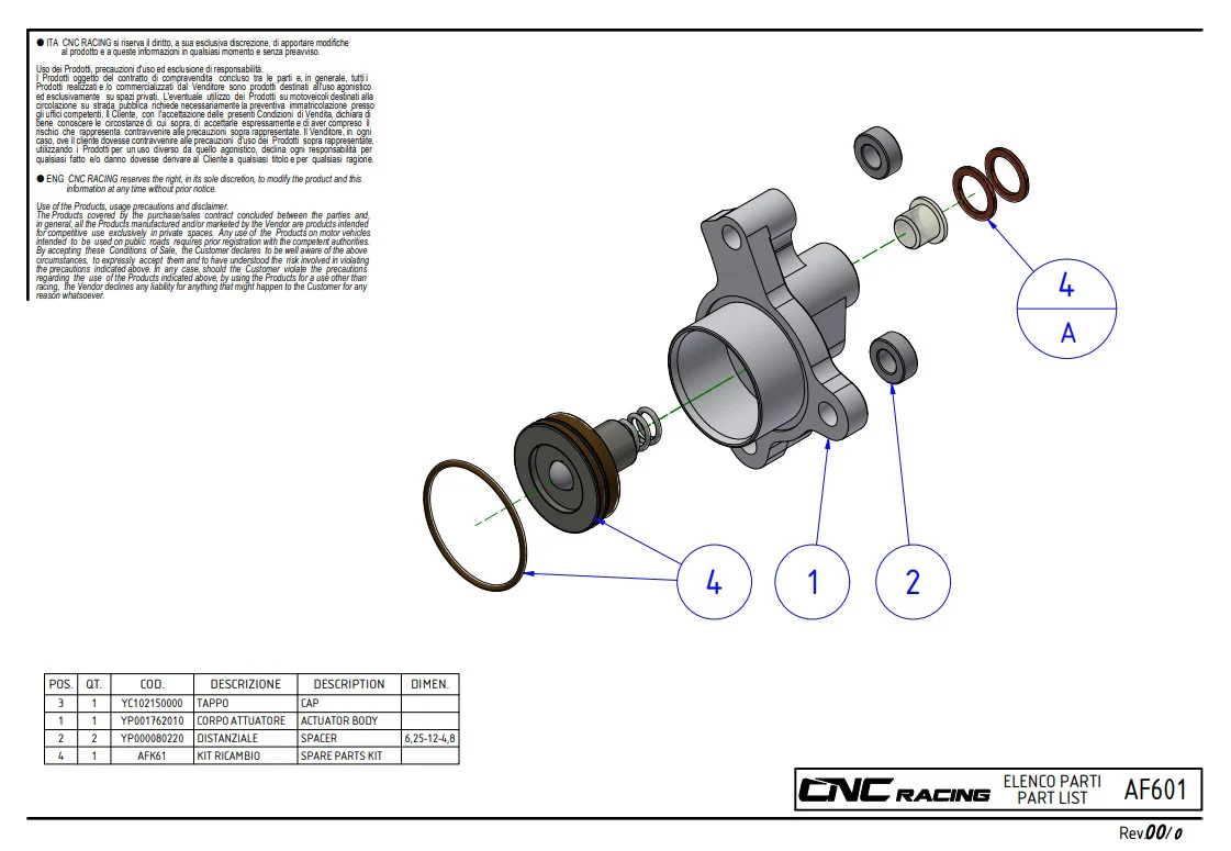 Kupplungsnehmerzylinder CNC Racing Ducati Panigale V4/S/R (25-26) AF601 - Image 8