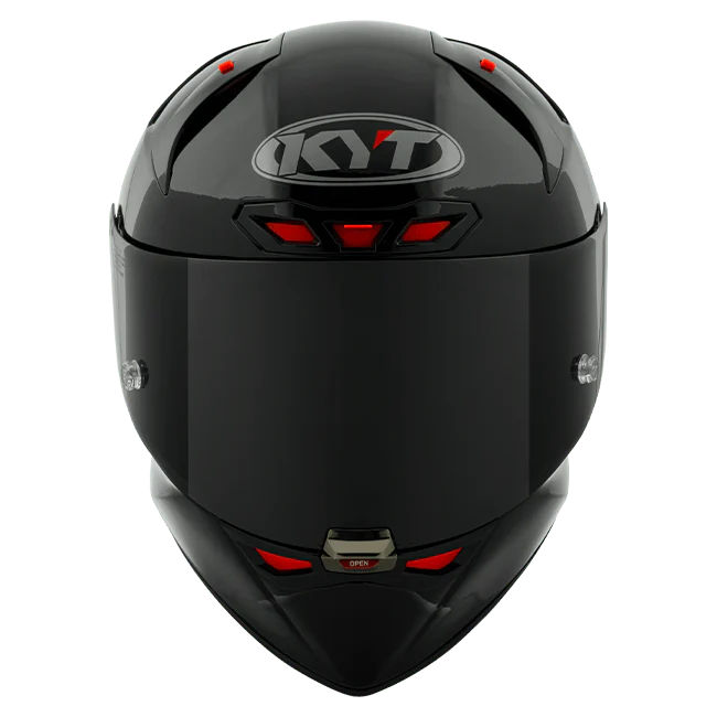 KYT KX-1 Race GP Helm Plain Schwarz Y6KX00X6 - Image 2