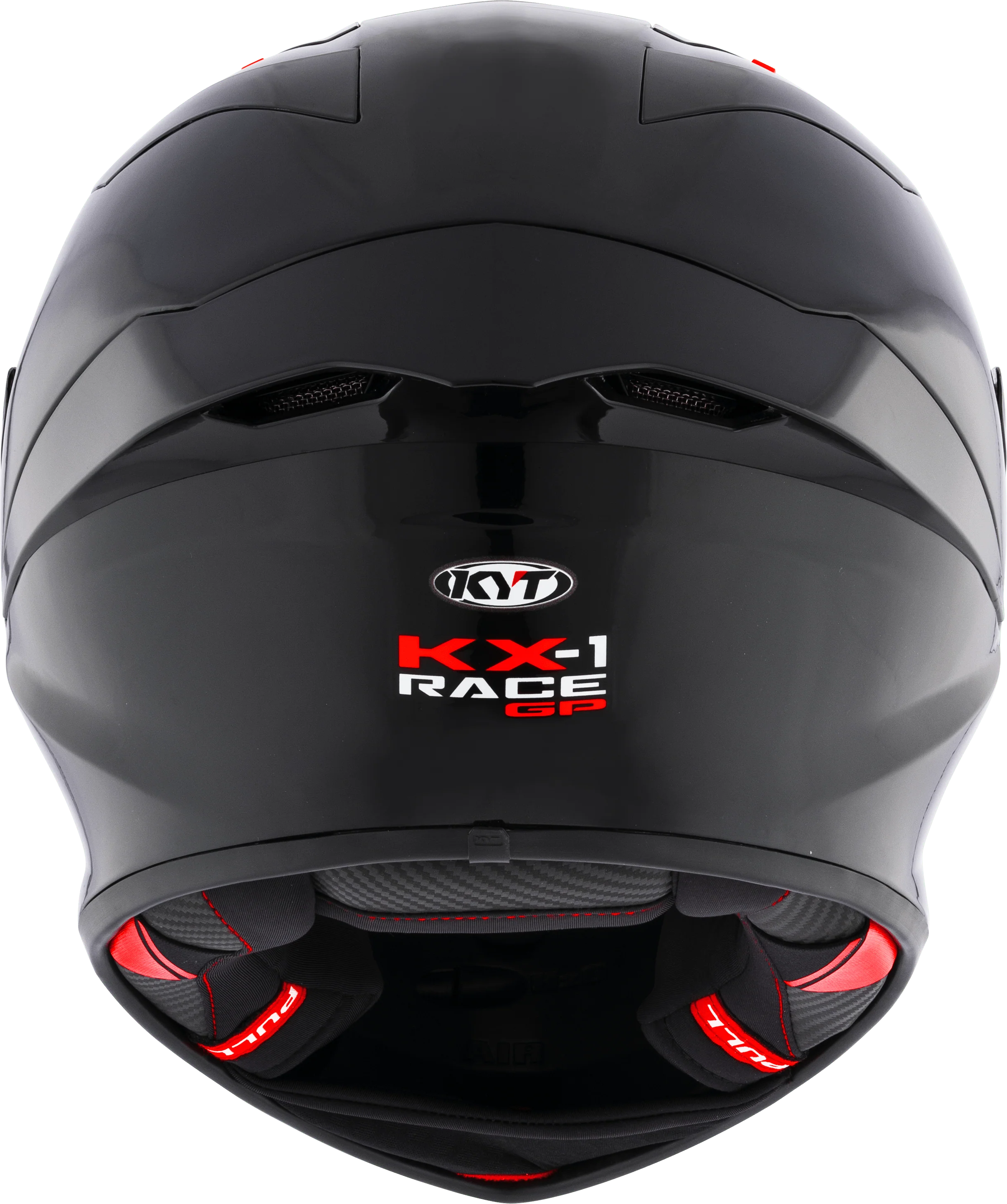 KYT KX-1 Race GP Helm Plain Schwarz Y6KX00X6 - Image 6
