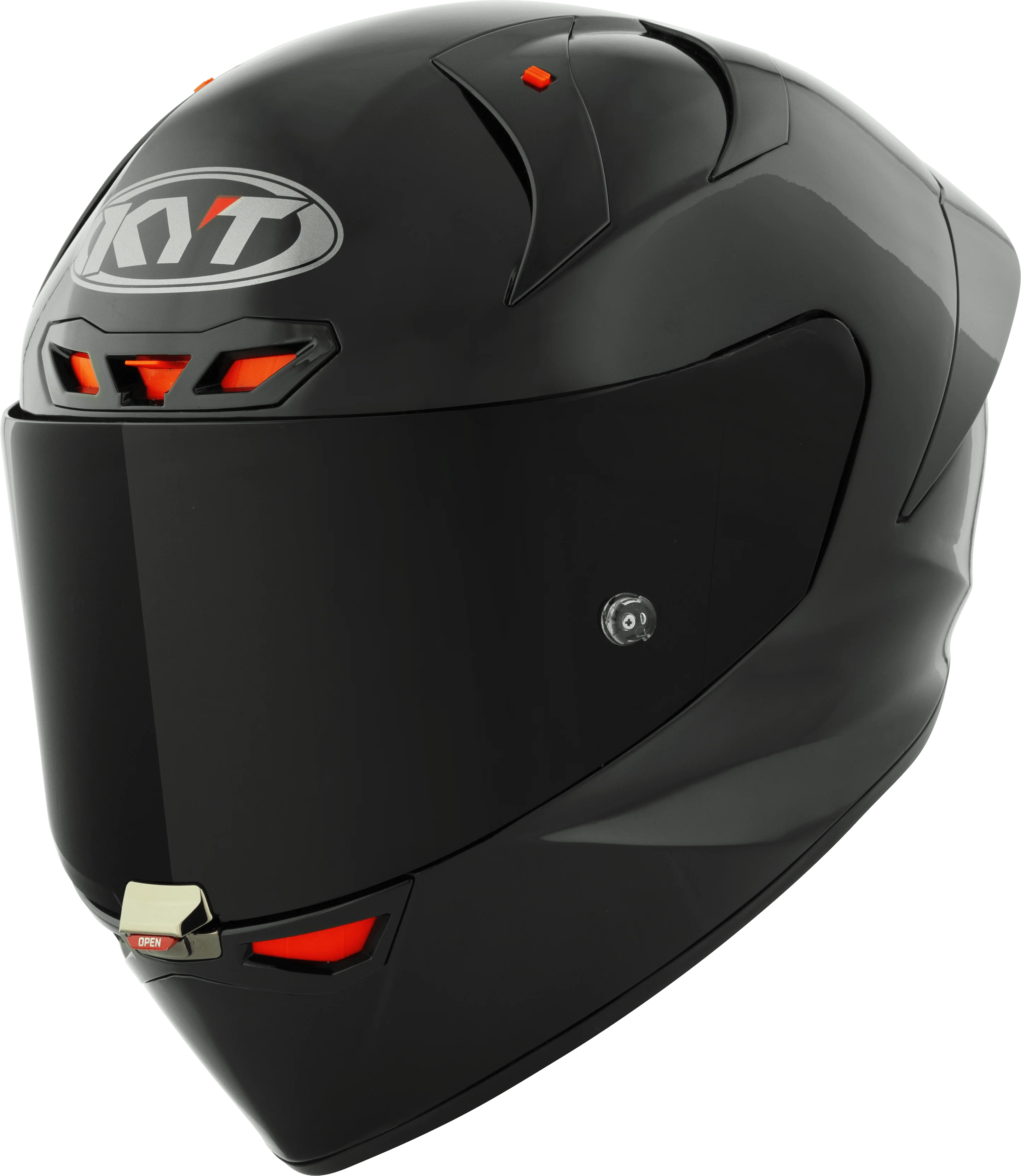KYT KX-1 Race GP Helm Plain Schwarz Y6KX00X6 - Image 8