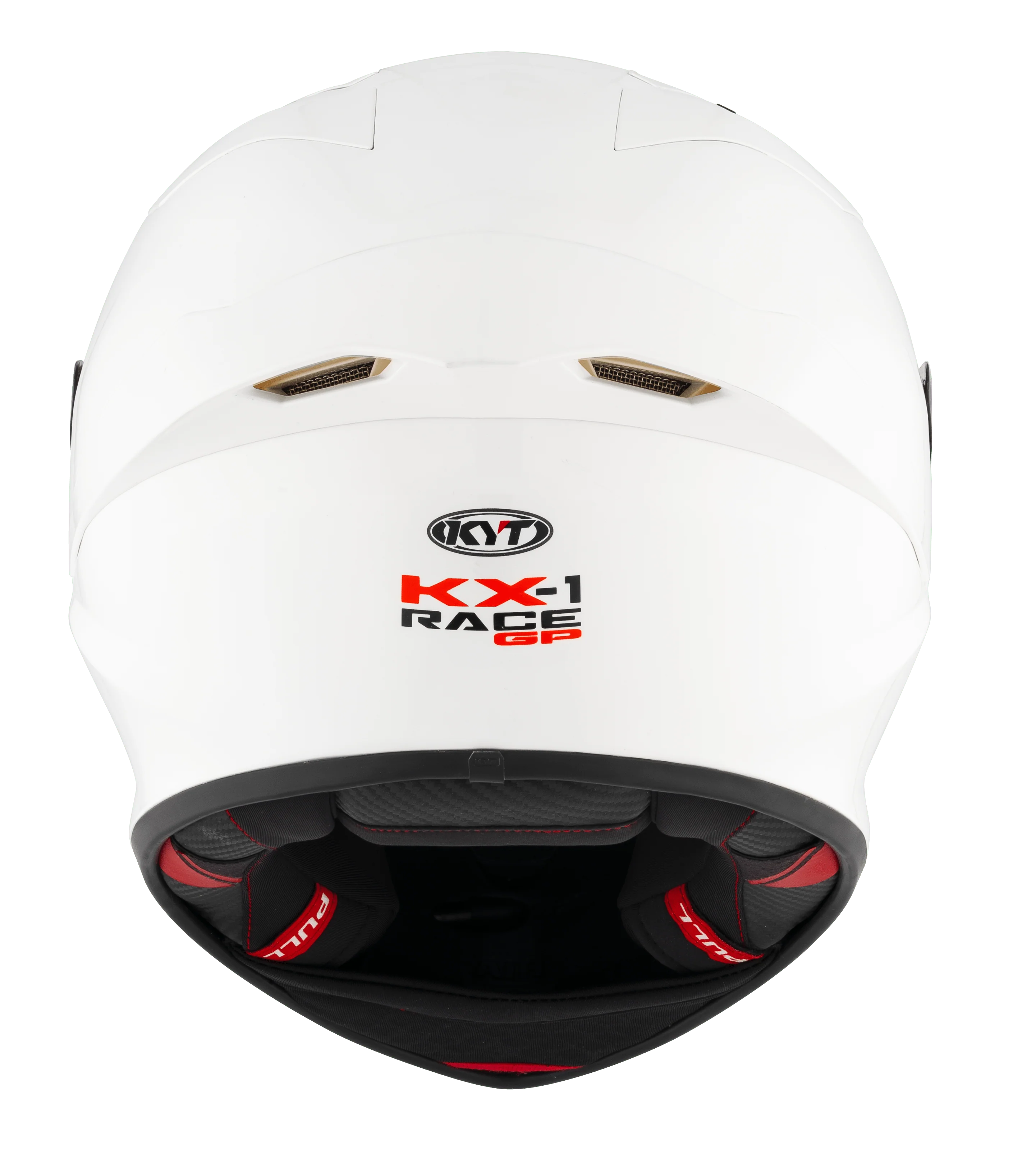 KYT KX-1 Race GP Helm Plain Weiß Y6KXX0W3 - Image 6